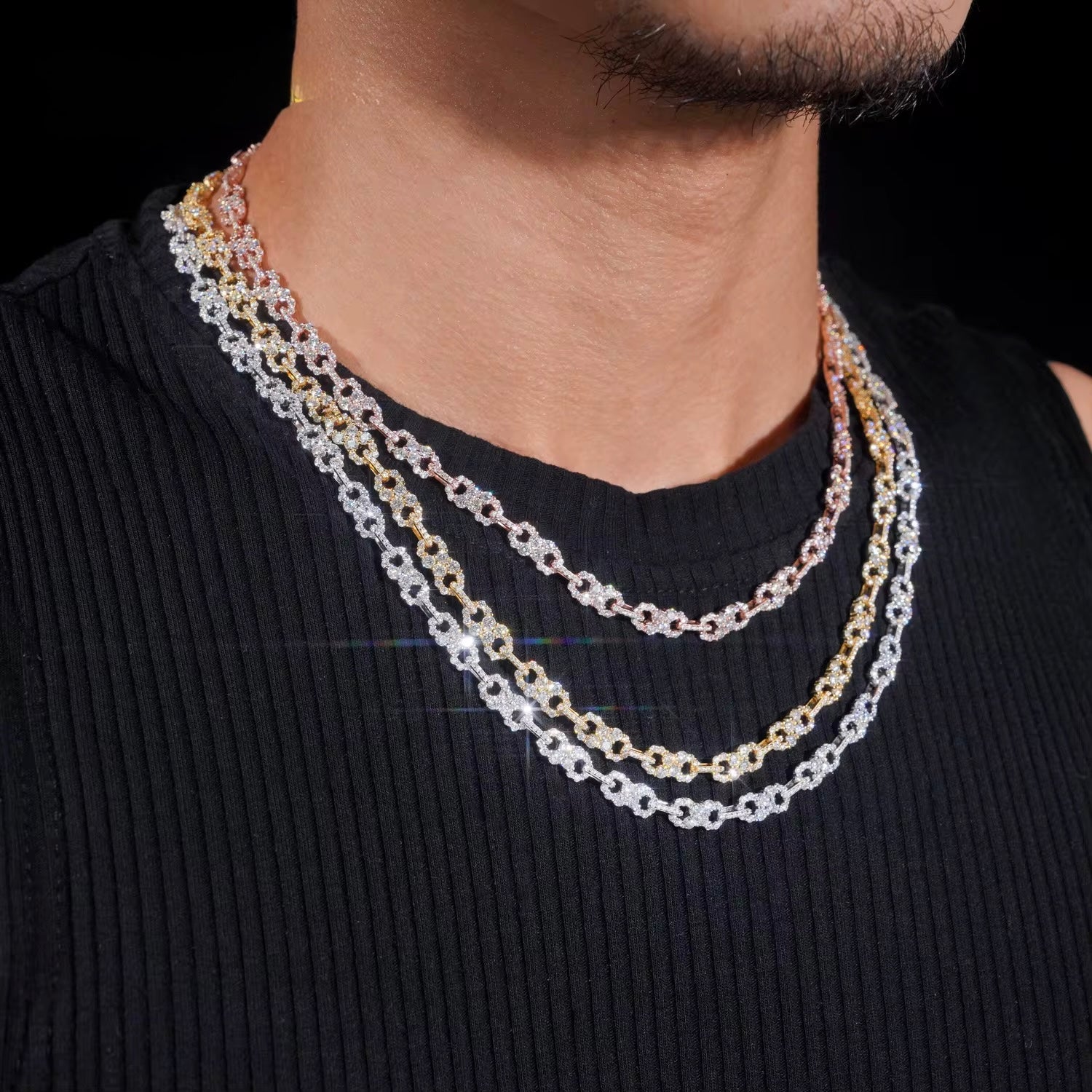 Flawless Infinity link necklace