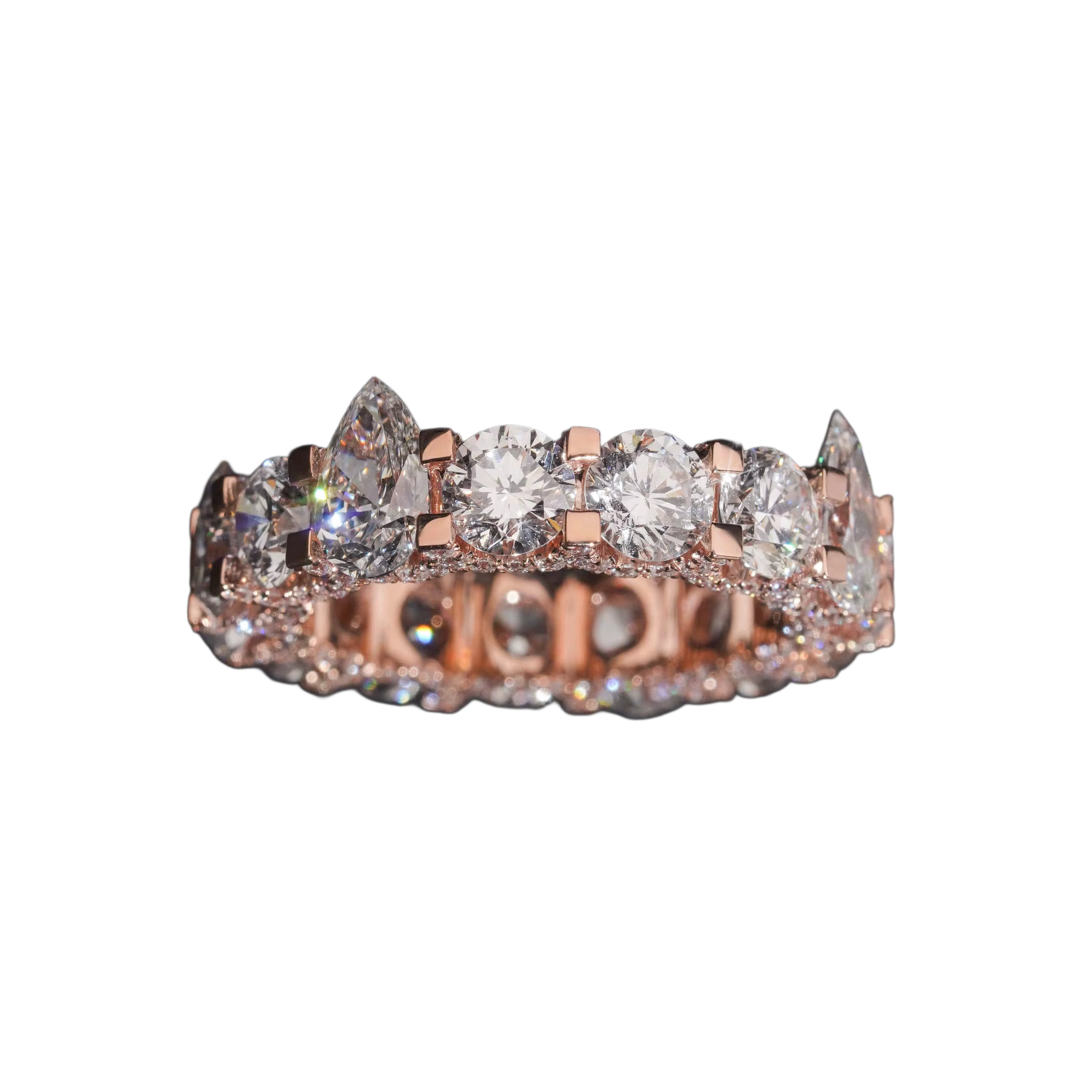 50 pts VVS eternity ring 10K gold