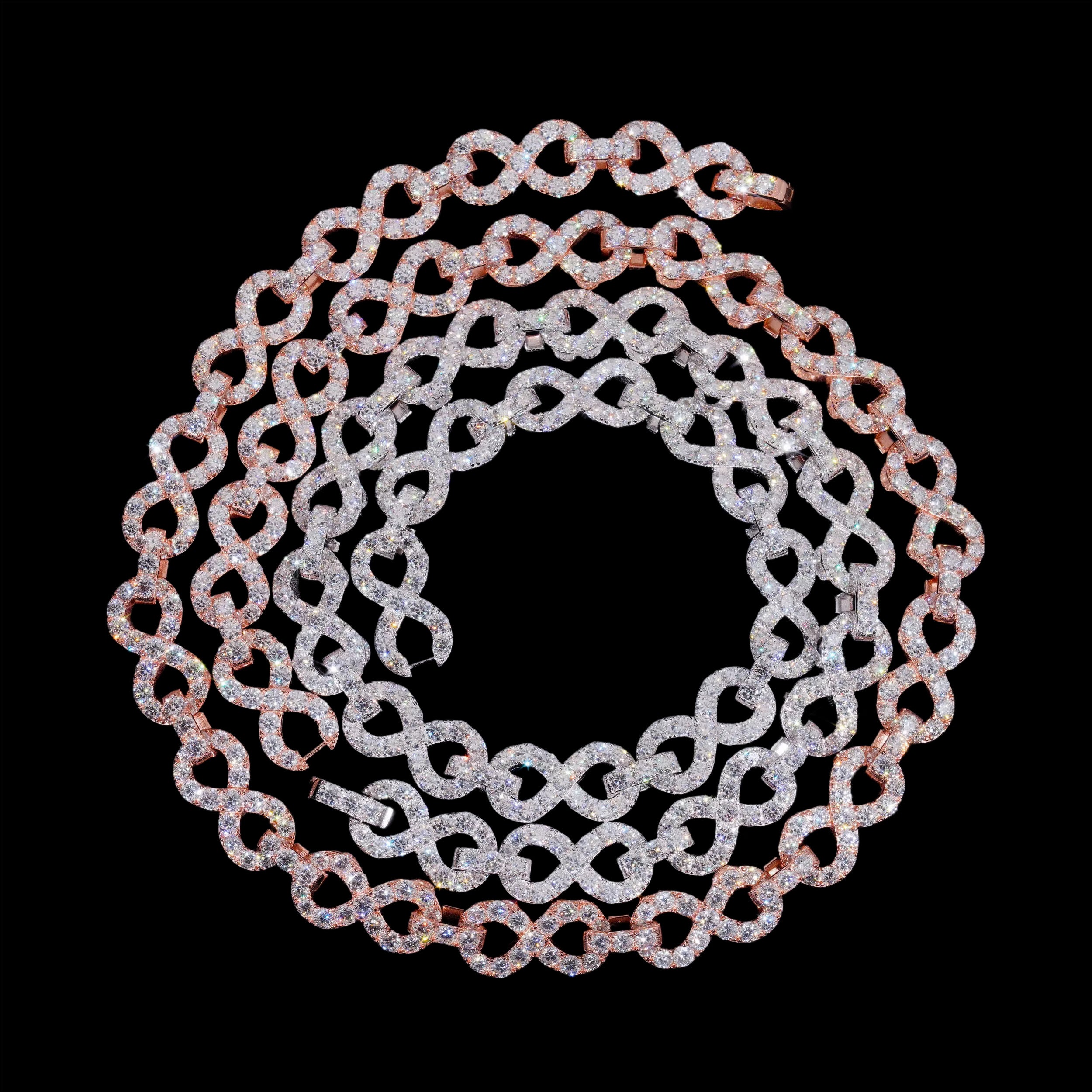 Infinity link necklace