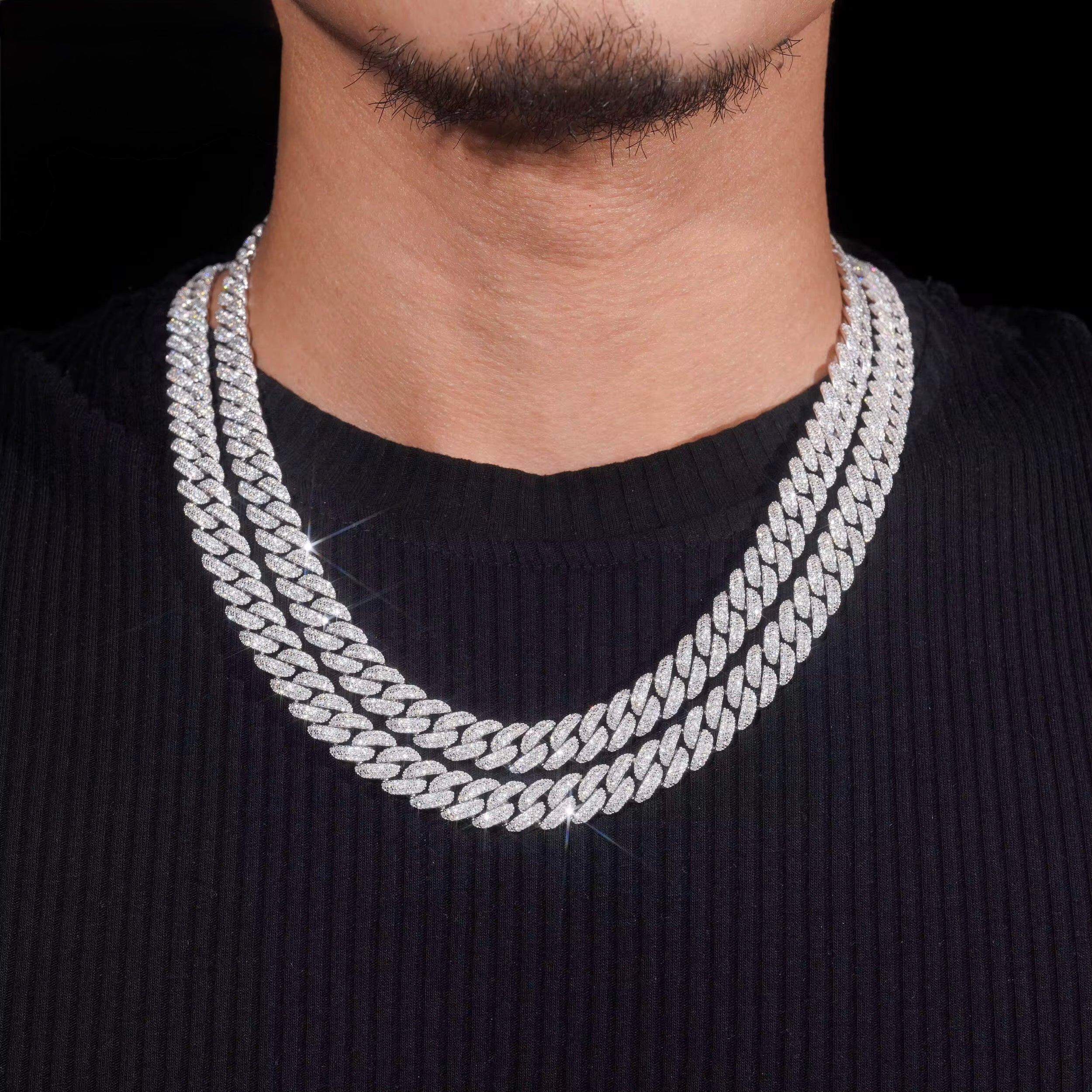 10mm VVS S925 cuban link necklace