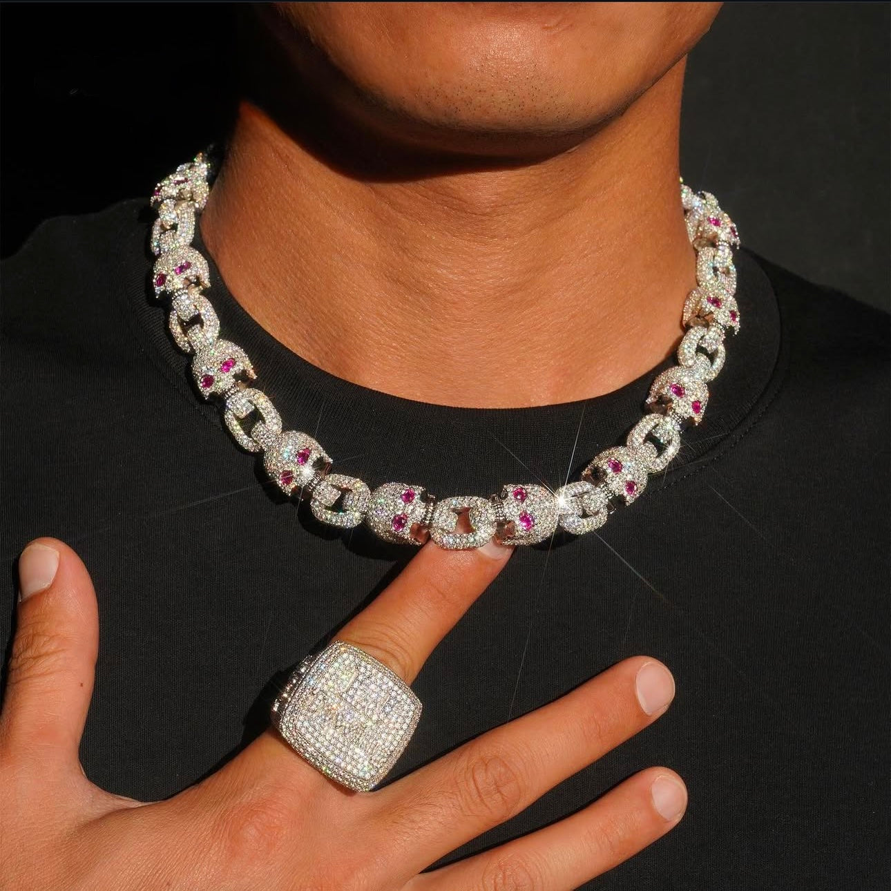 13mm VVS Diamonds Dead head Chain
