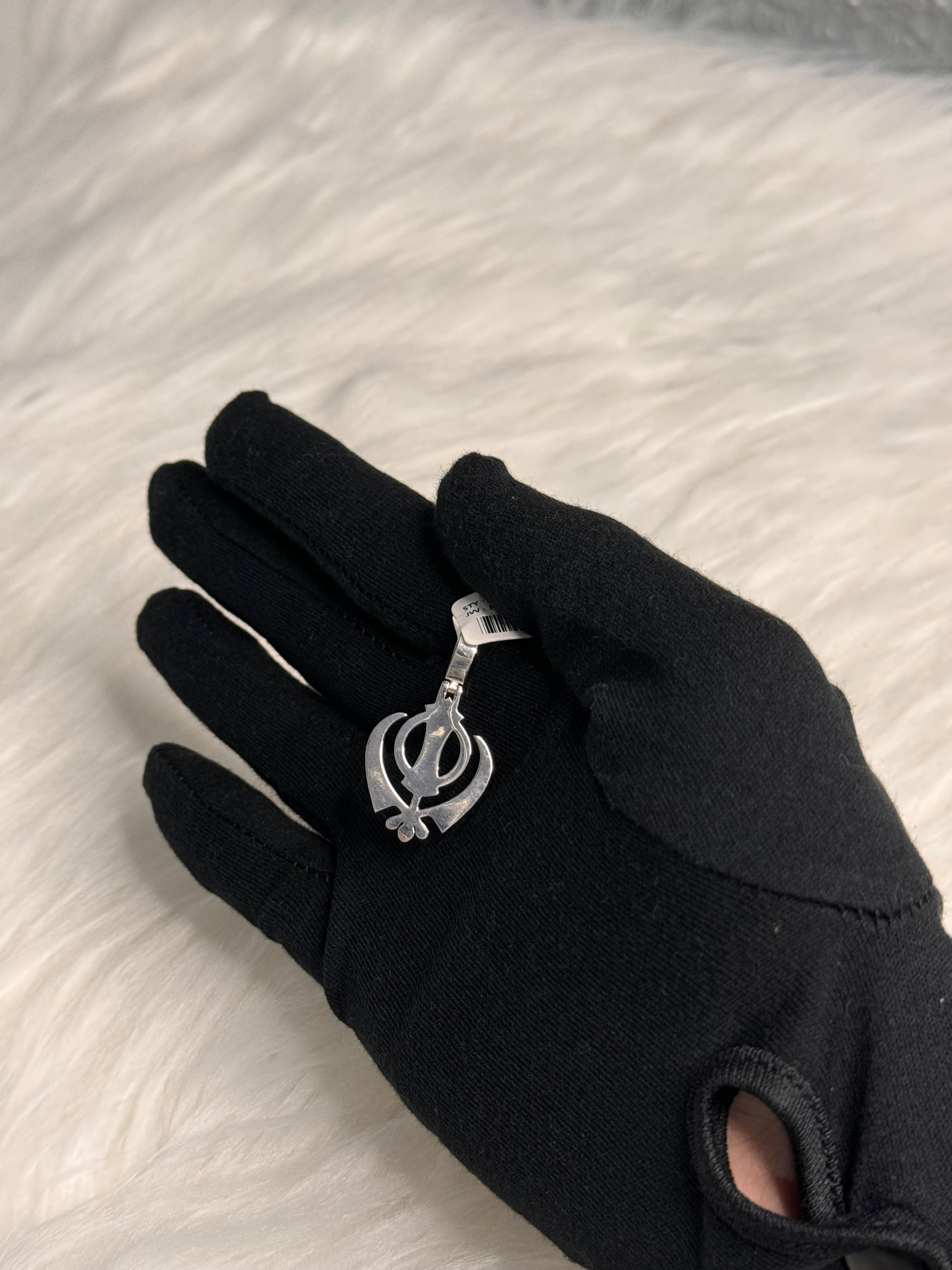1.25ct 18k Gold Sikh Khanda