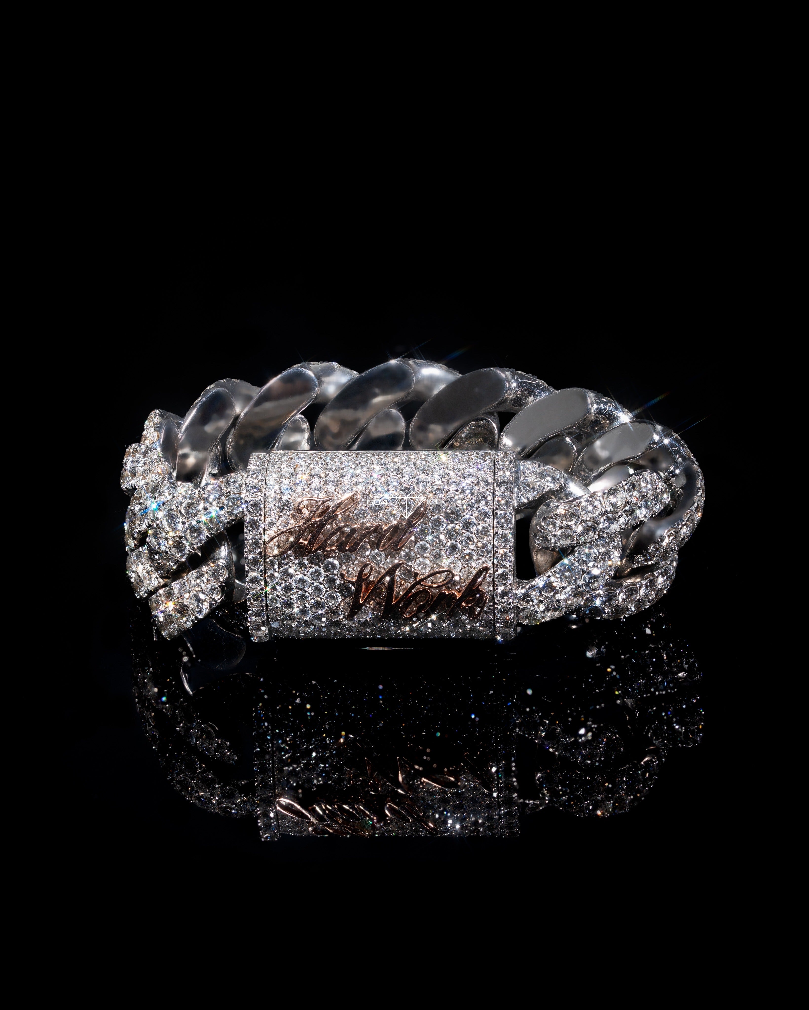 21mm 2 row cuban bracelet