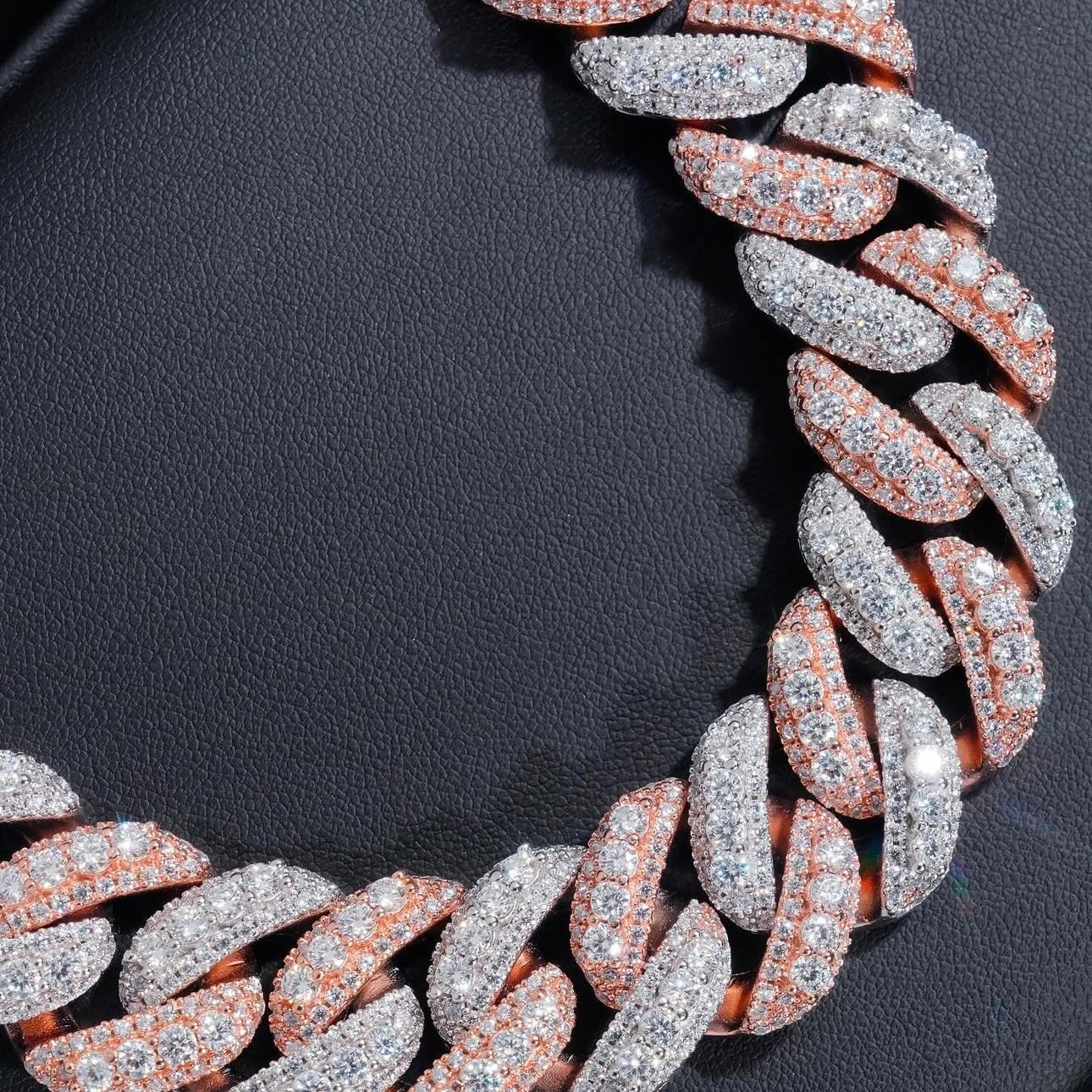 18mm TWO TONE CUBAN LINK CHAIN