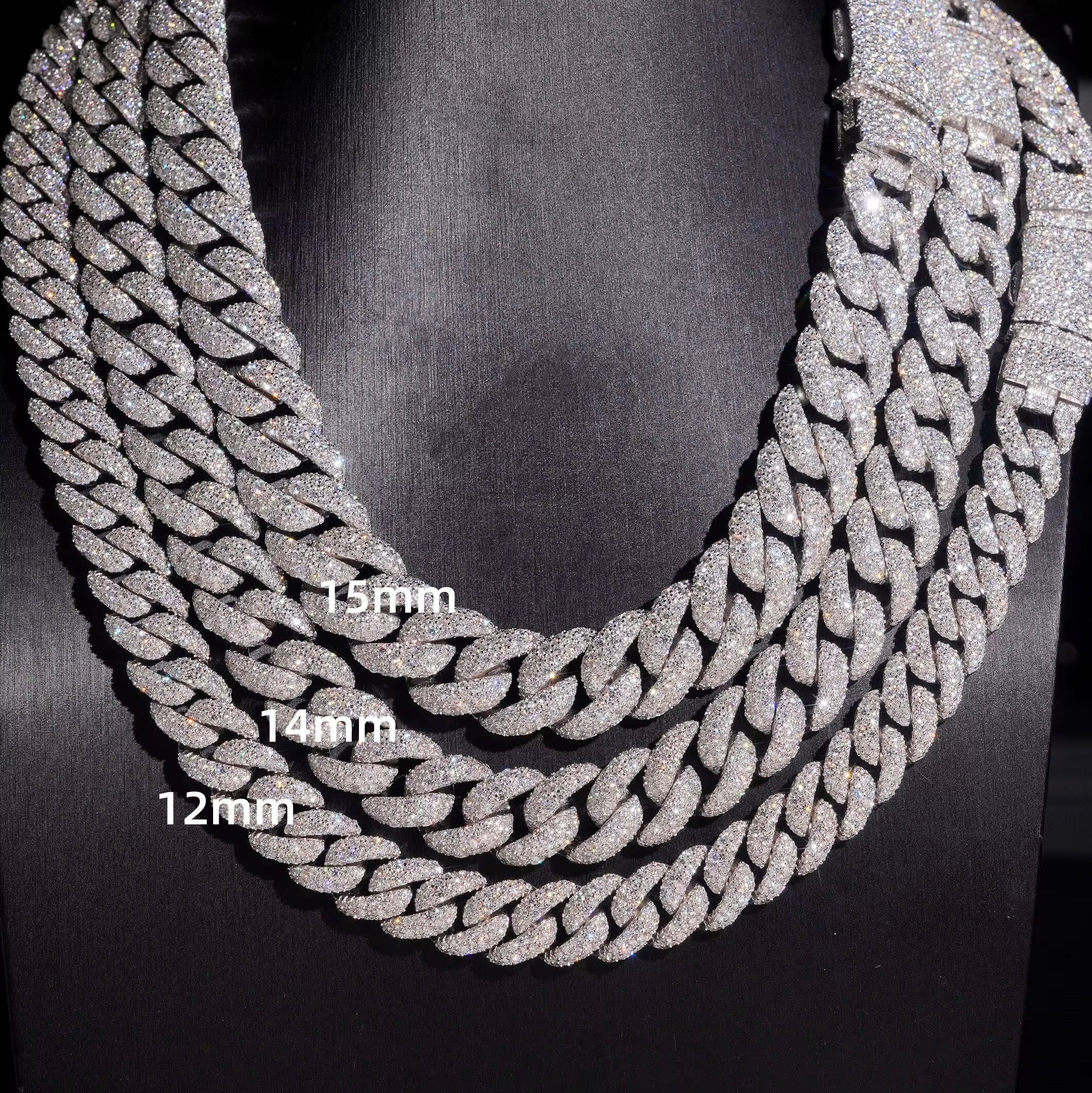 Mosaic set VVS cuban chain