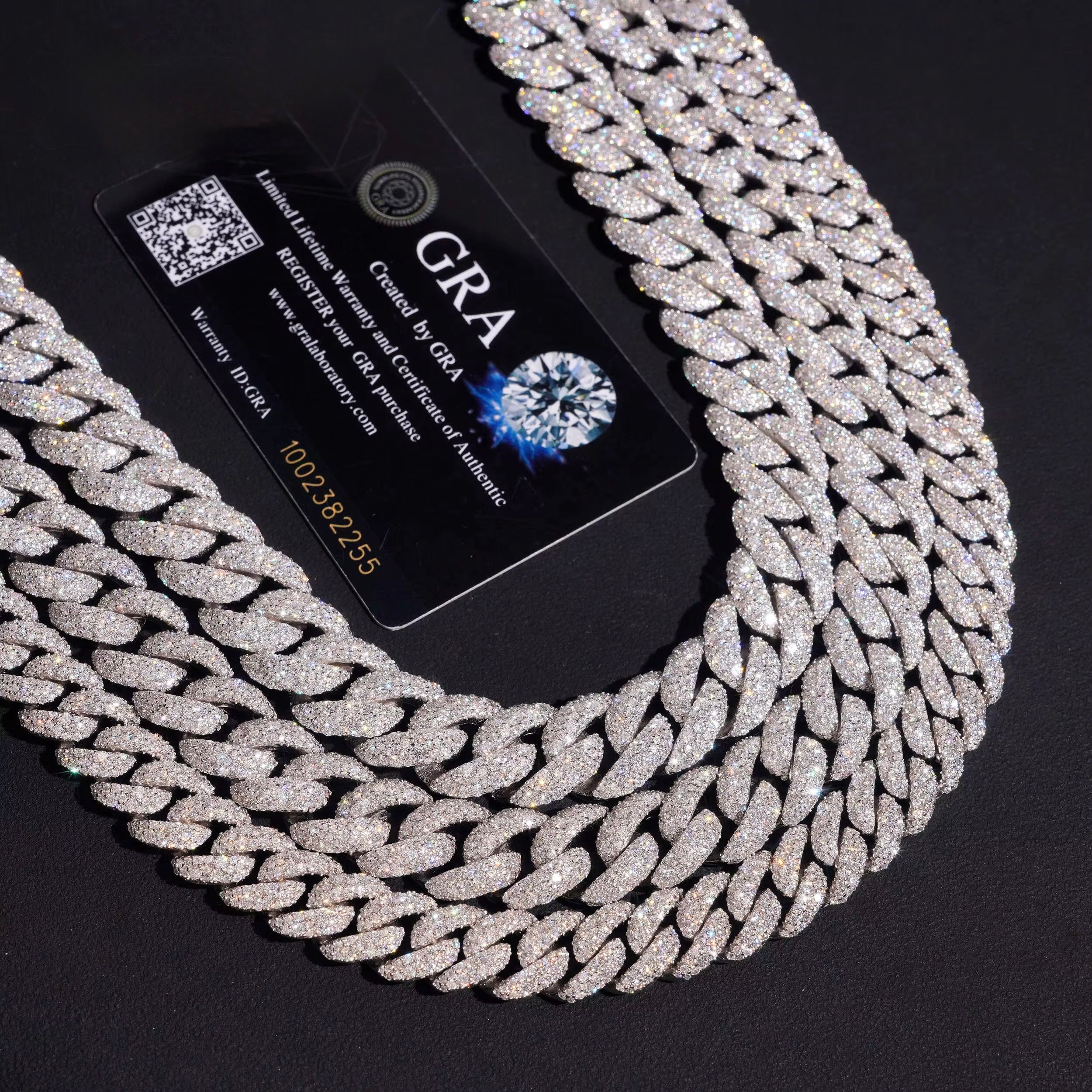 Mosaic set VVS cuban chain