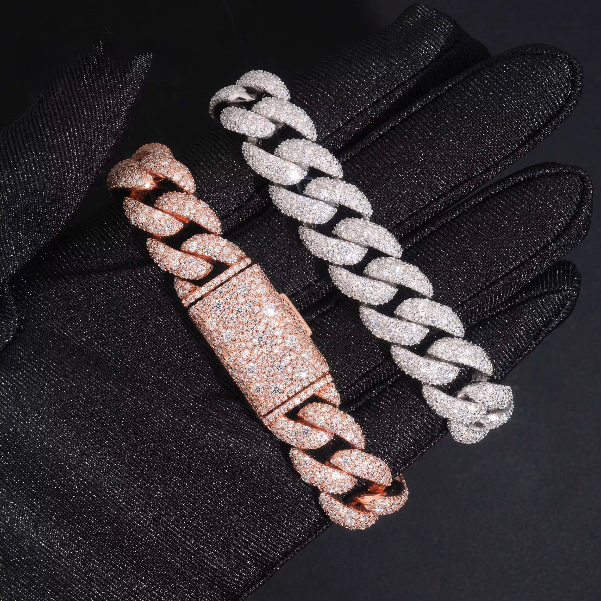 14mm Mosaic set VVS bracelet