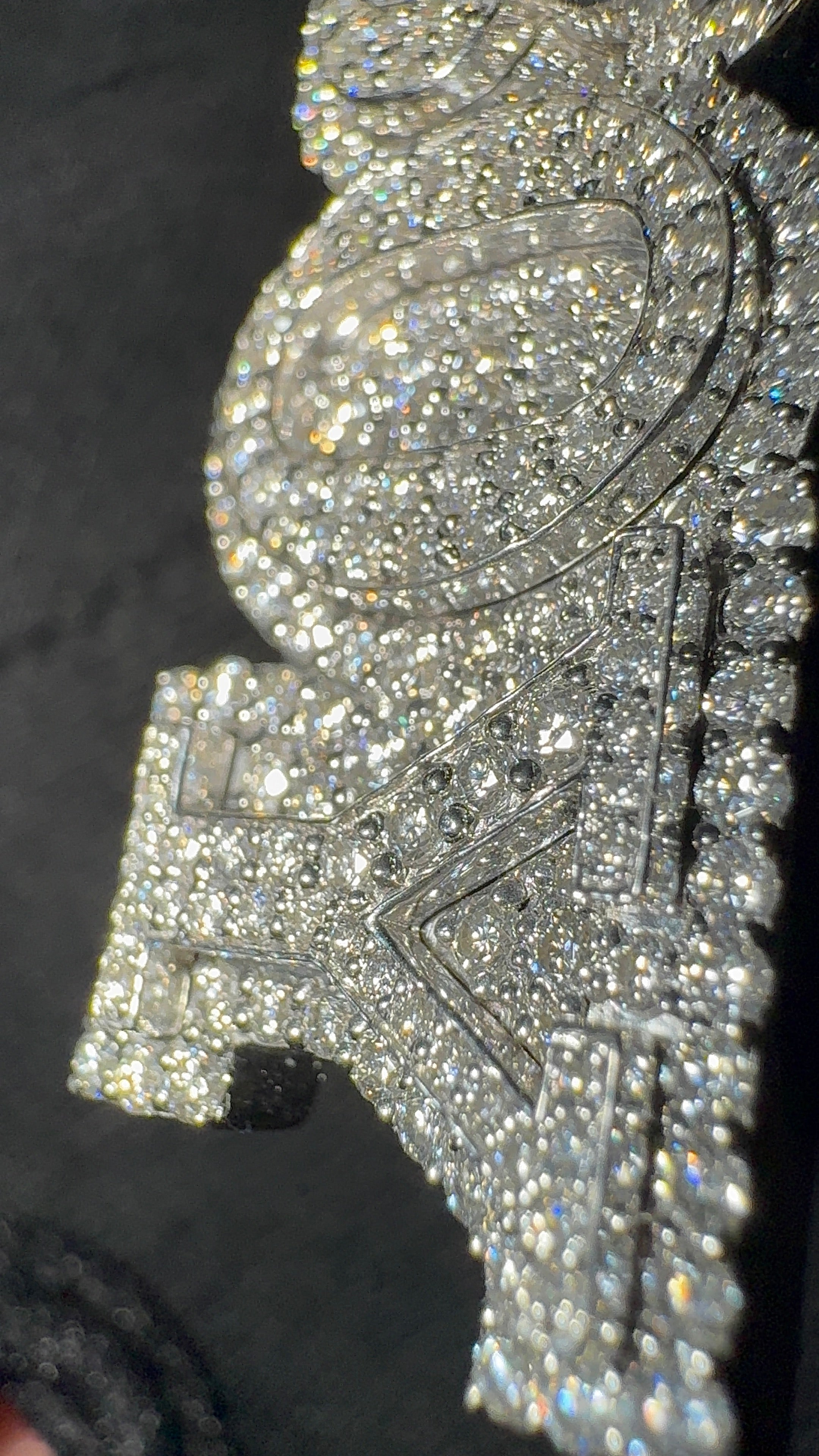 S925 VVS diamond Cross Name PENDANT