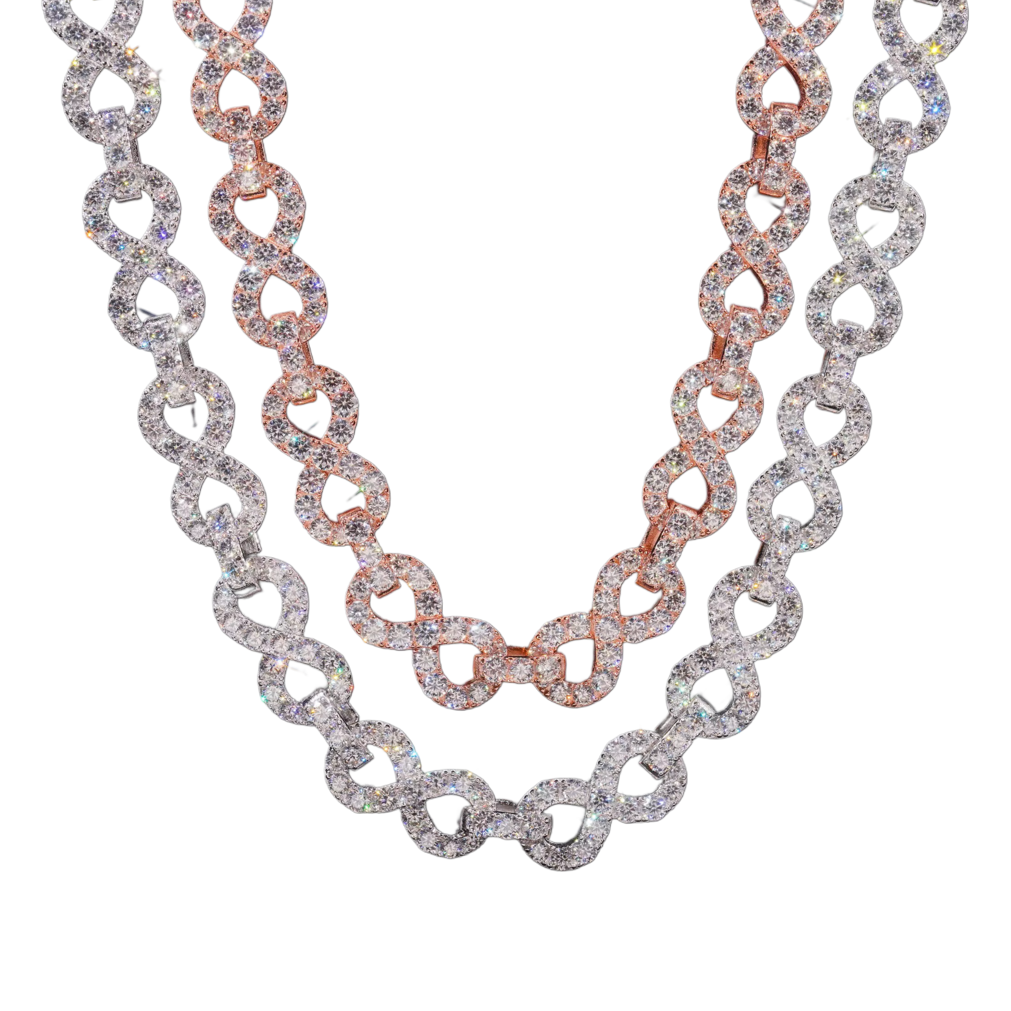 Infinity link necklace