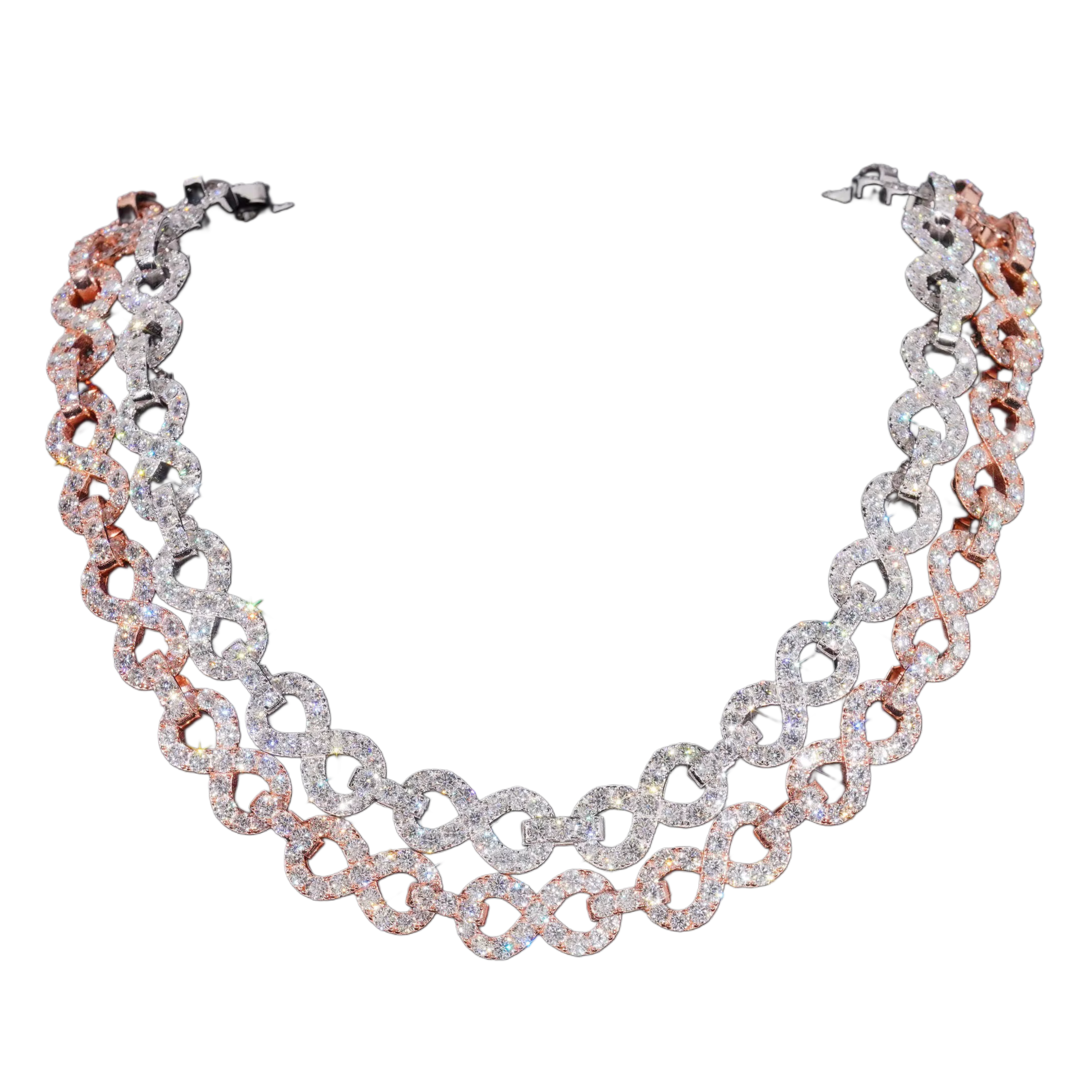 Infinity link necklace