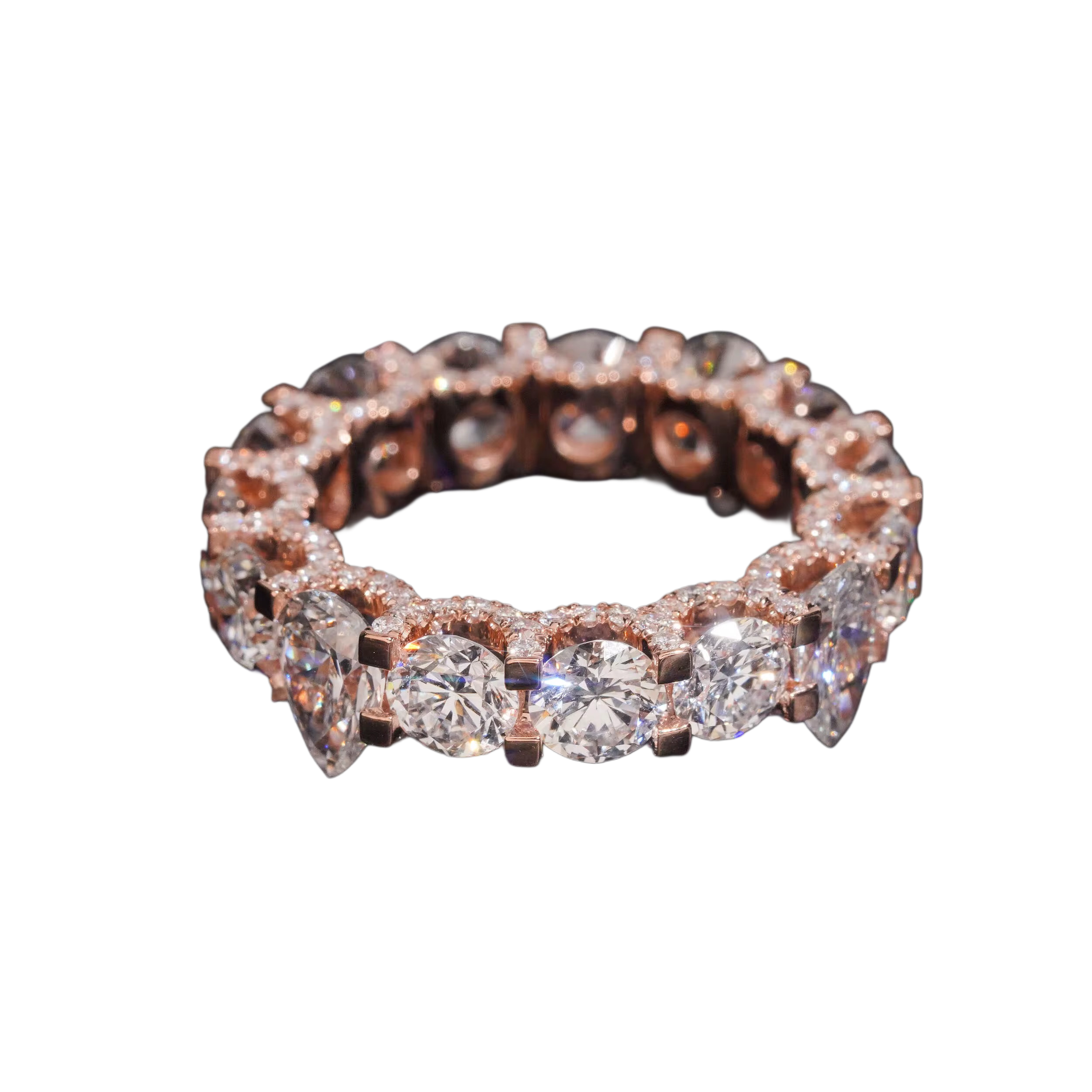 50 pts VVS eternity ring 10K gold