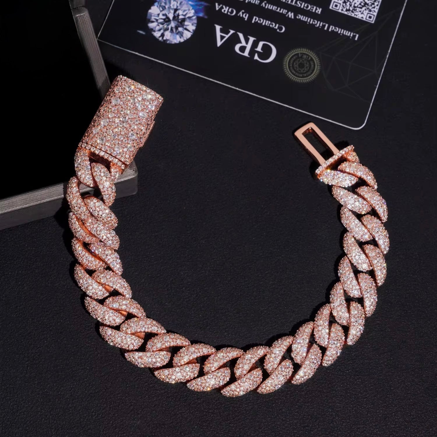 14mm Mosaic set VVS bracelet