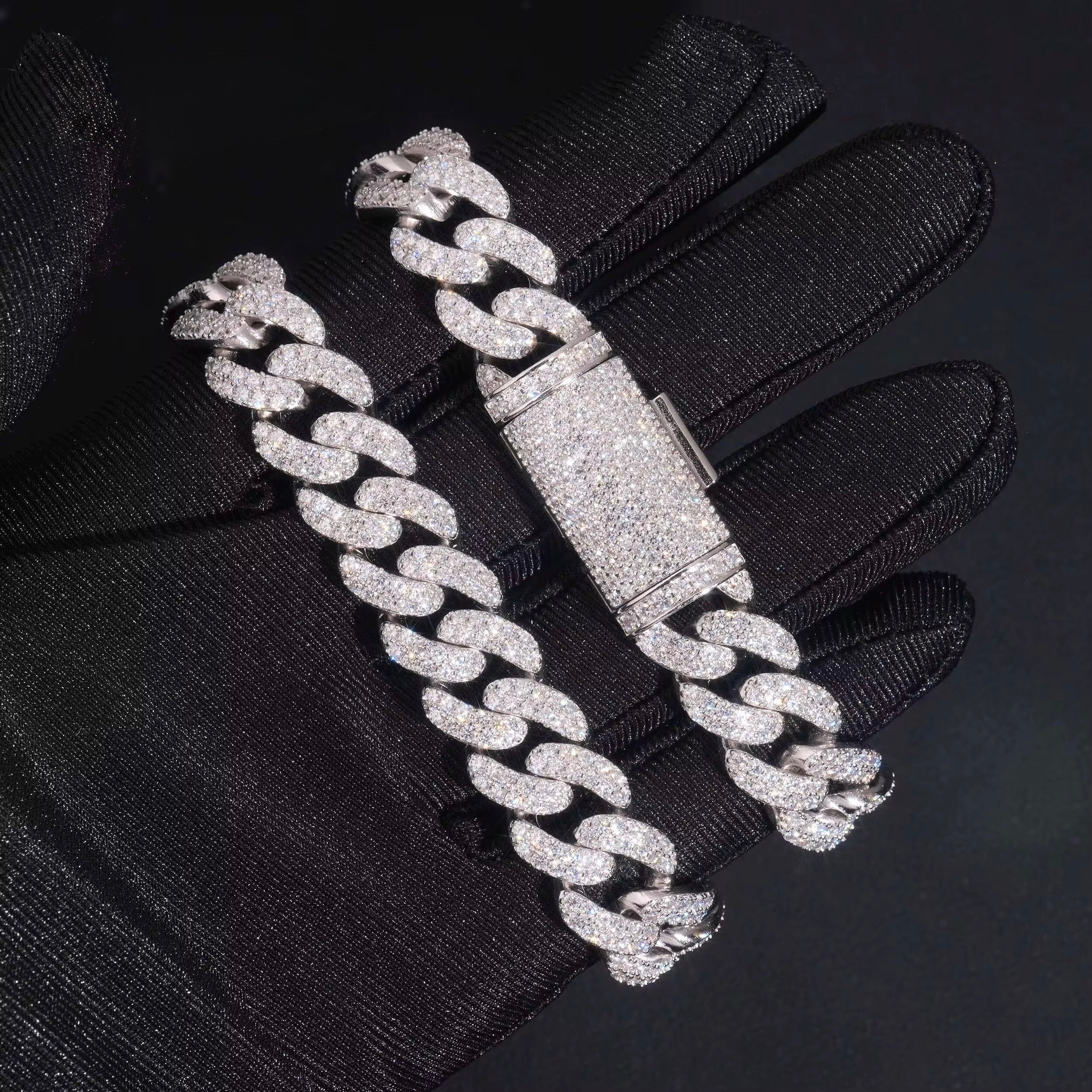 12MM 2 ROW VVS bracelet