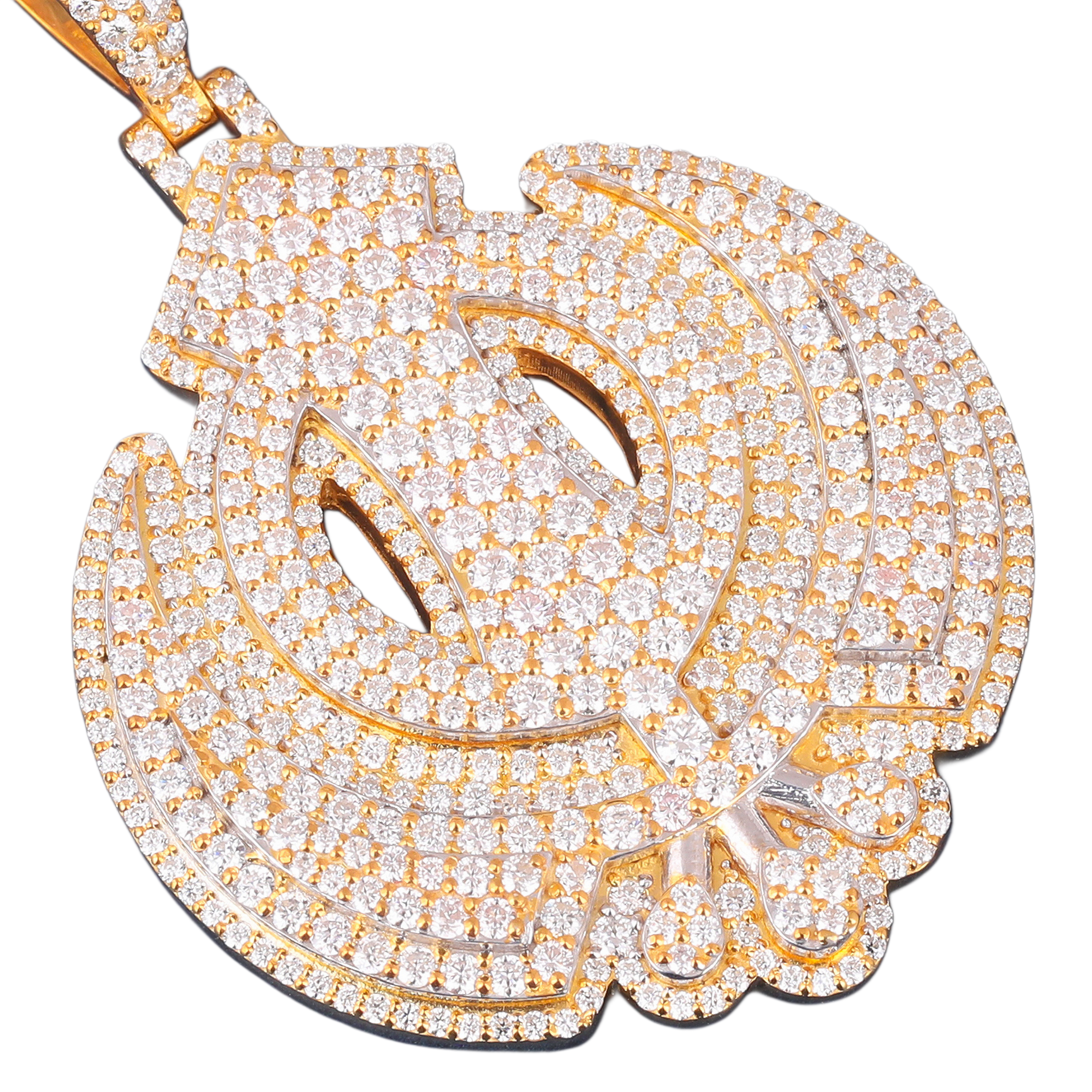 1.5 inch VVS Khanda pendant