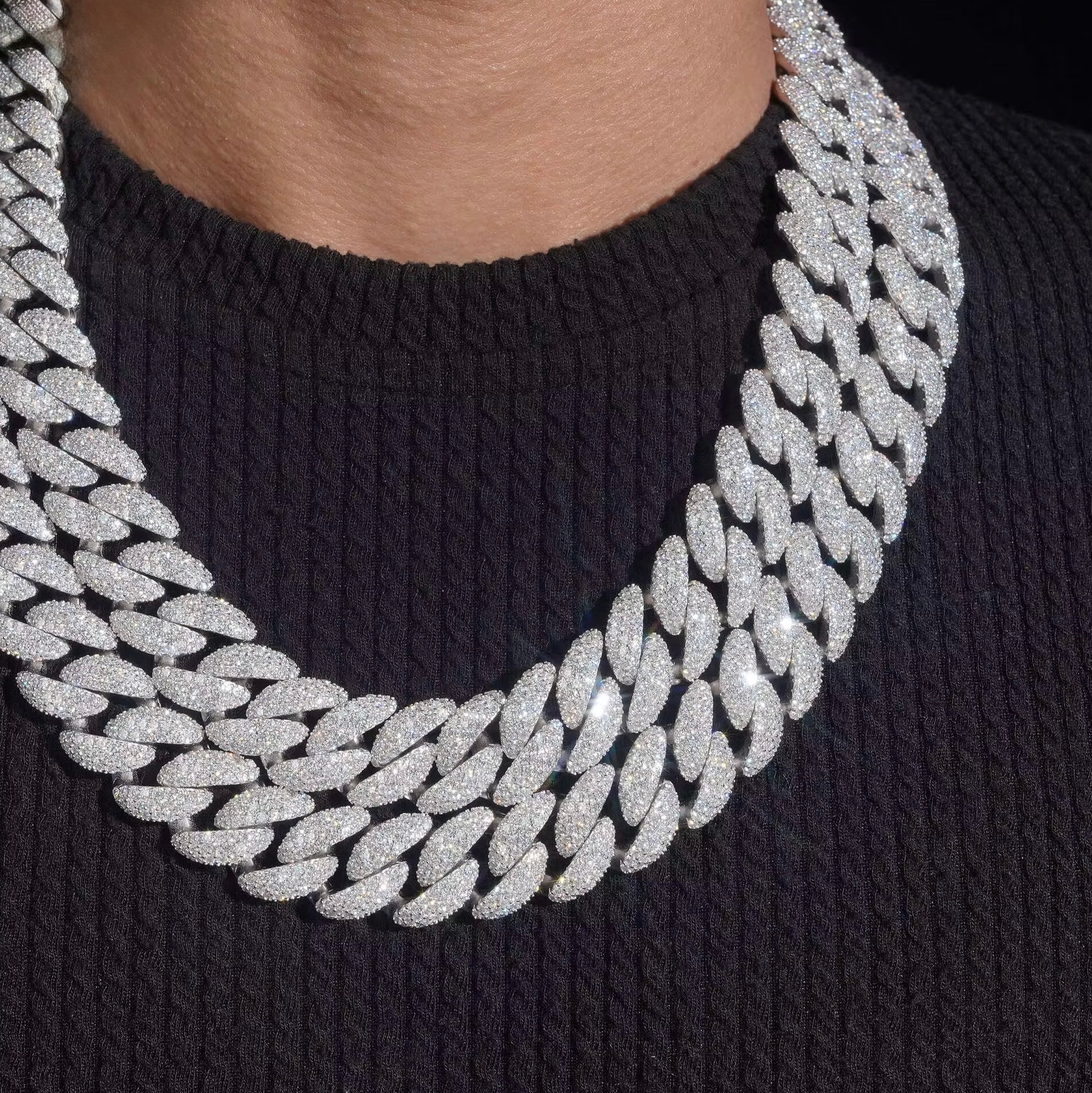 18mm VVS cuban necklace