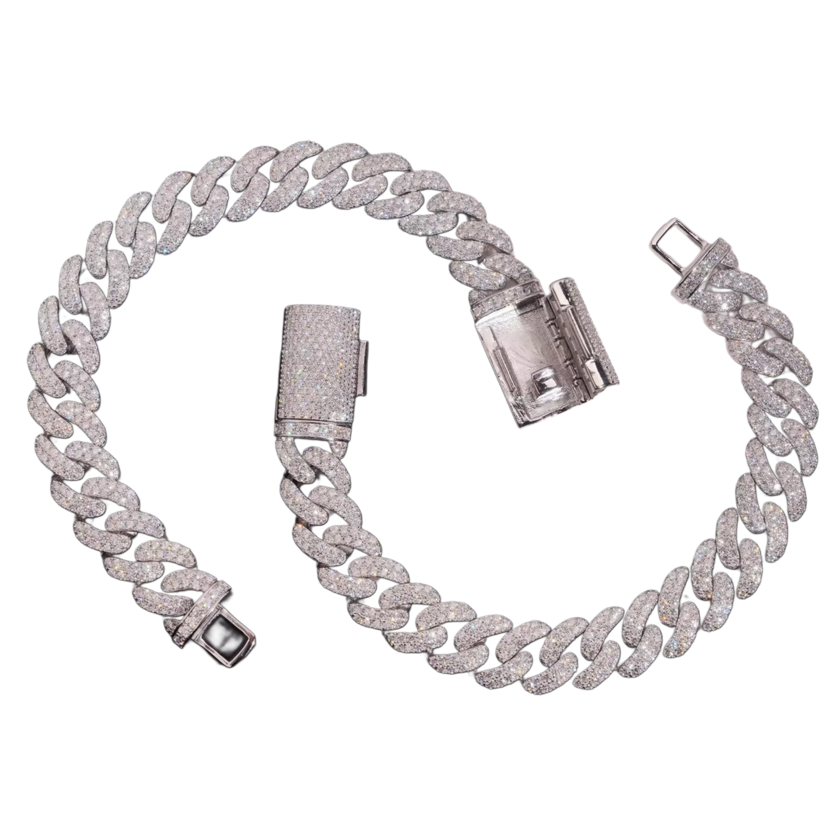 12MM 2 ROW VVS bracelet