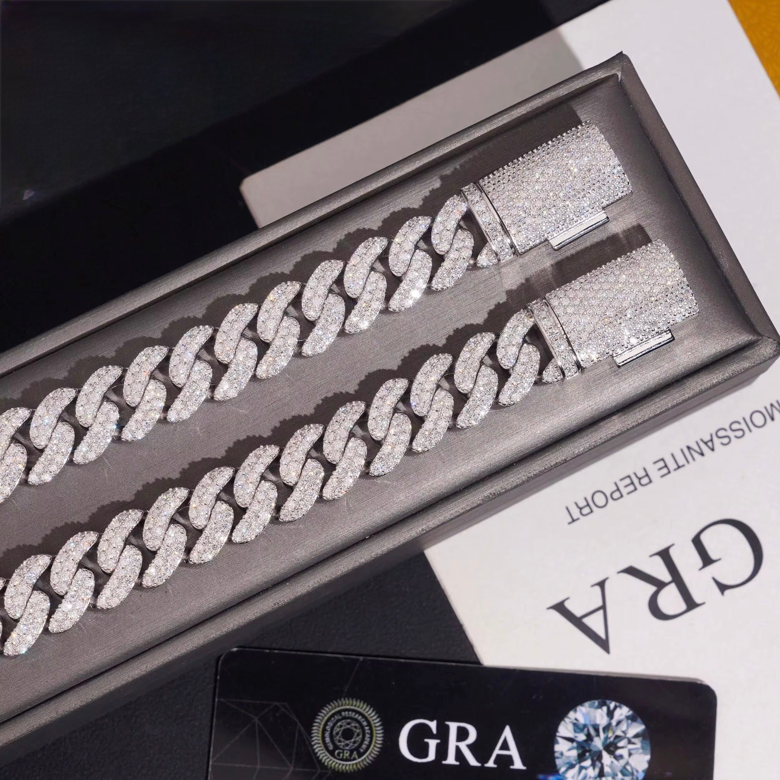 12MM 2 ROW VVS bracelet