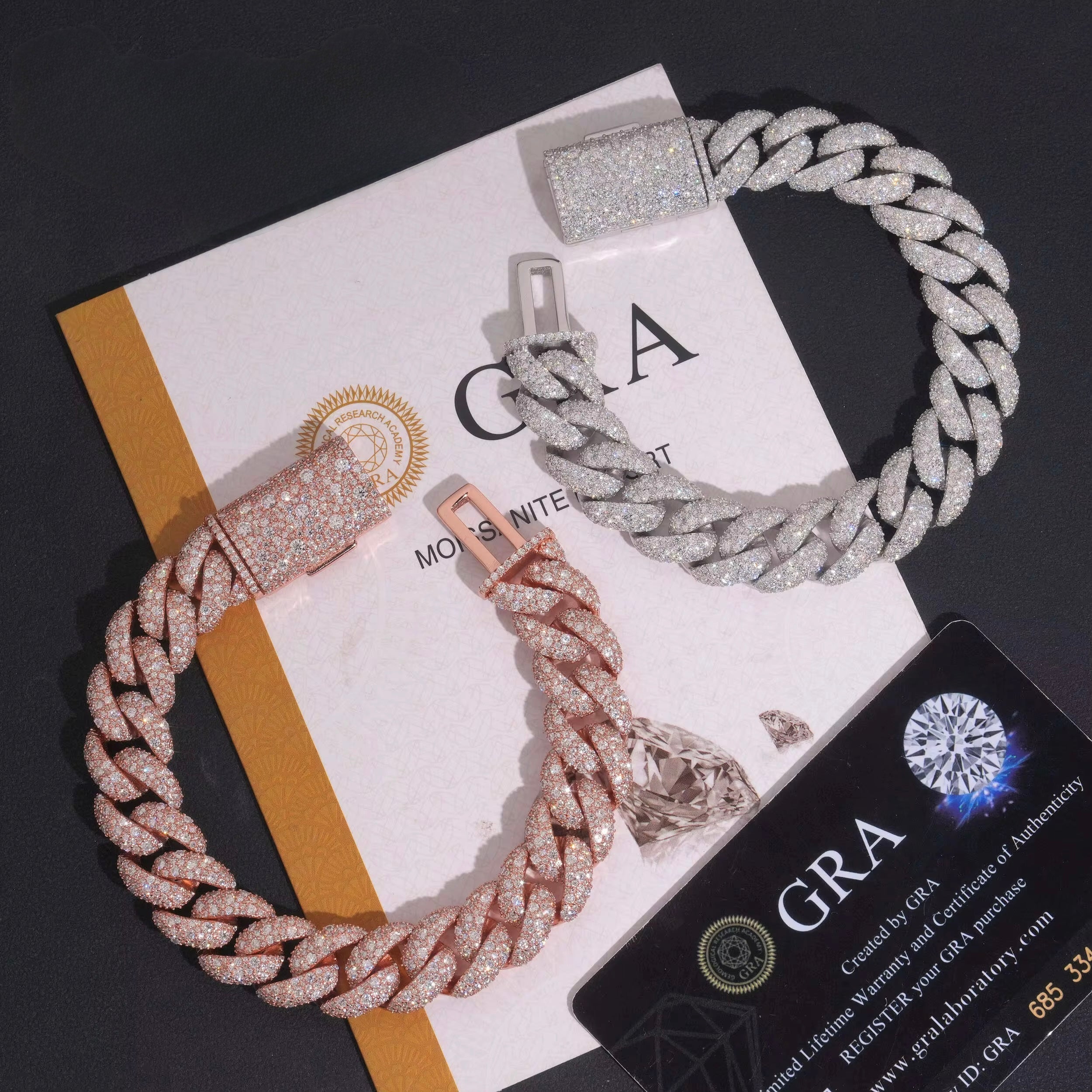 14mm Mosaic set VVS bracelet