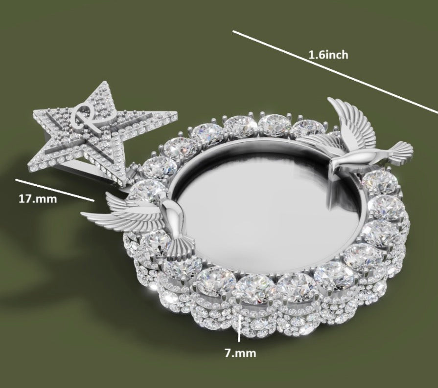 Custom photo pendant