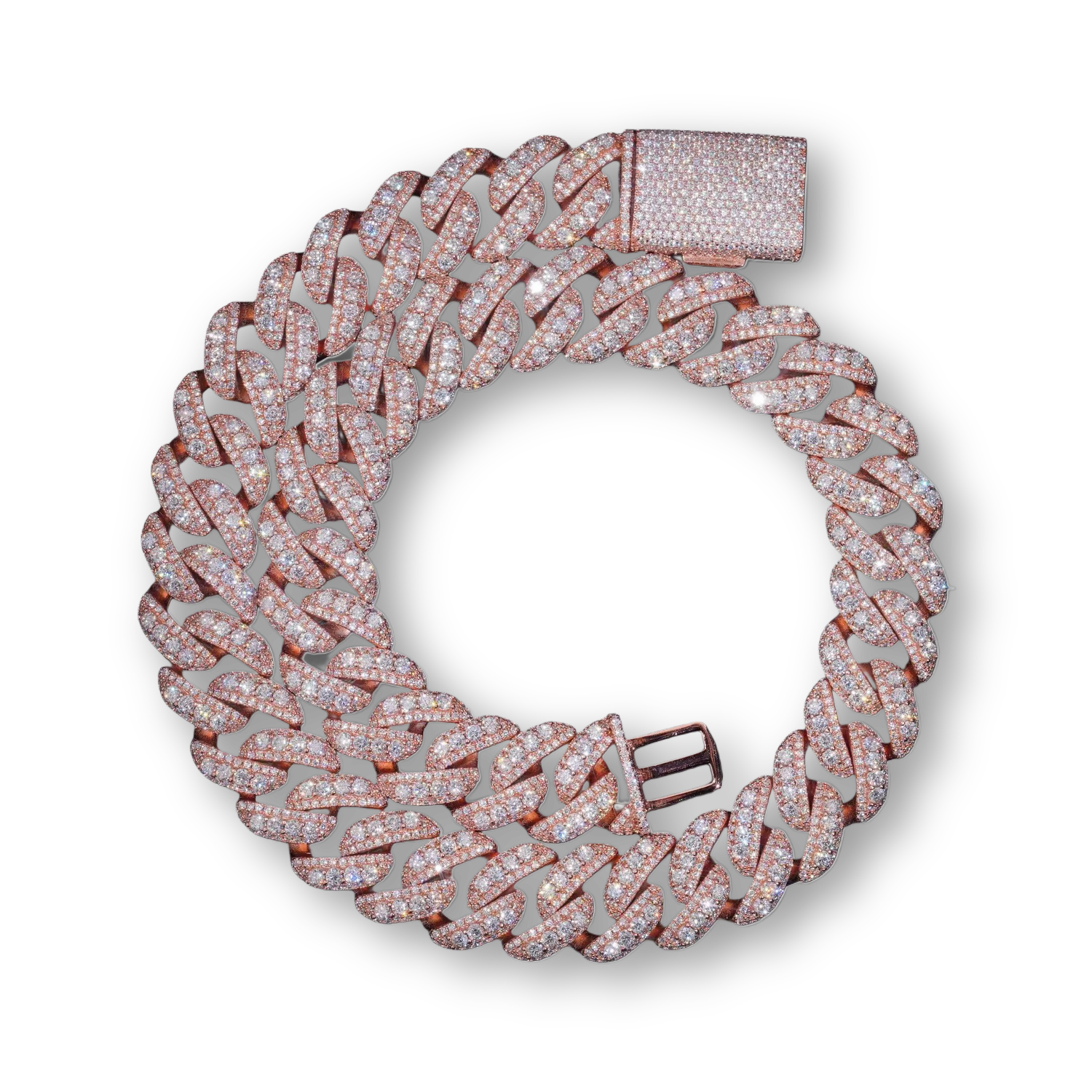 56.25 ct. VVS 16mm Cuban chain 10k Gold