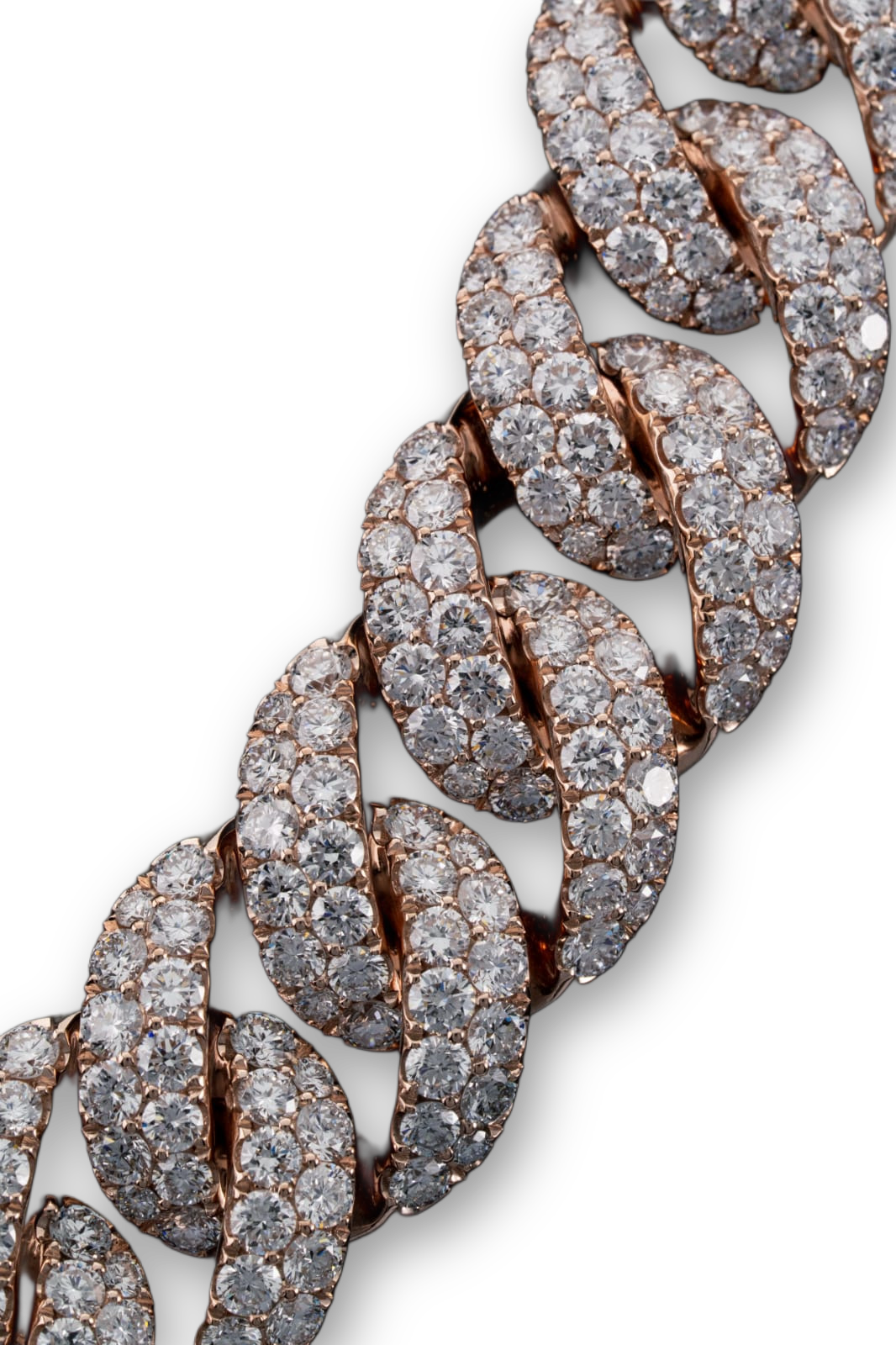 80 CT 10k gold 2 Row Cuban link necklace