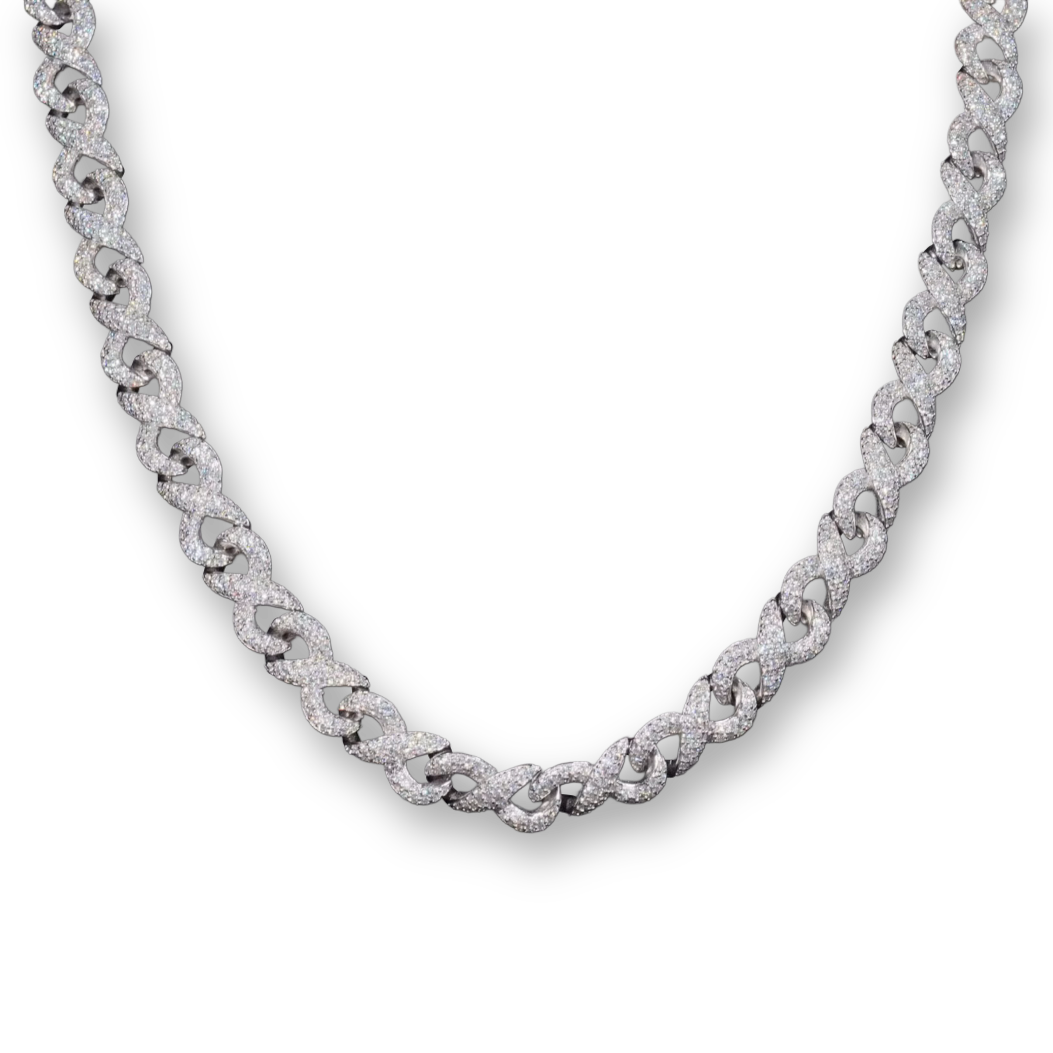 10MM Infinity links necklace