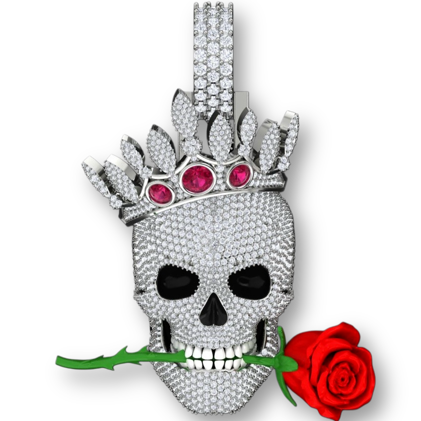 13.70 CT Skull pendant