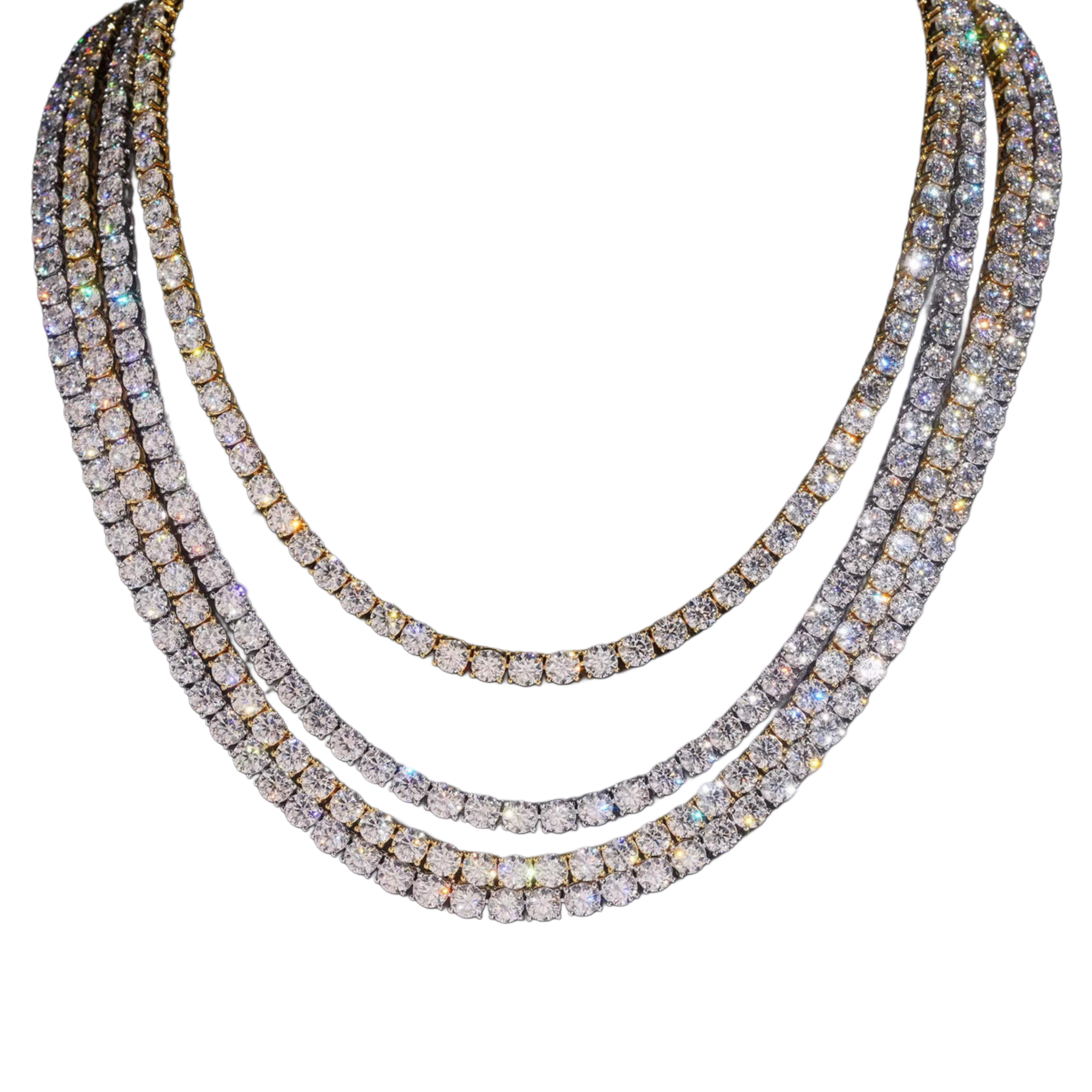 50pts 55ct VVS tennis chain