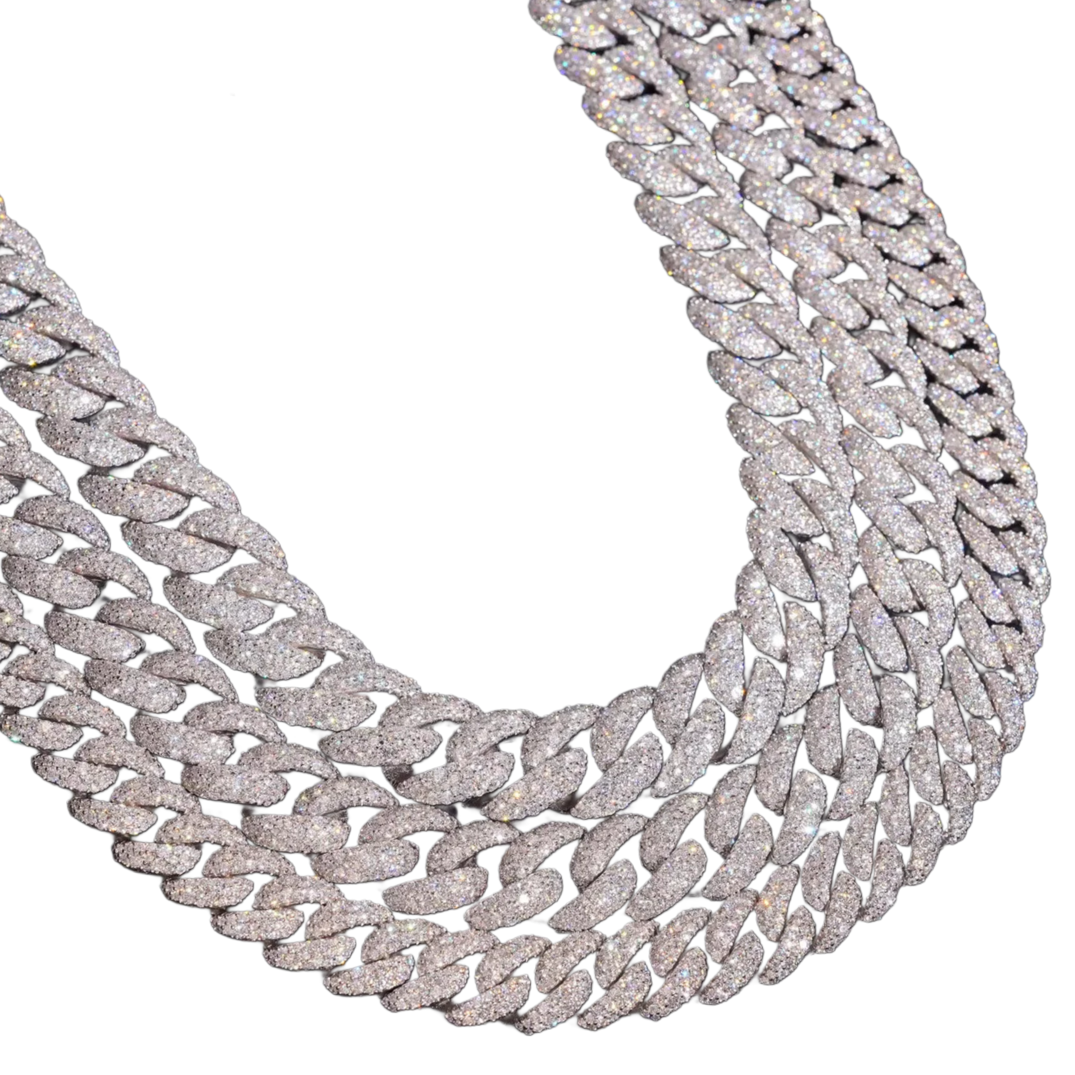 Mosaic set VVS cuban chain