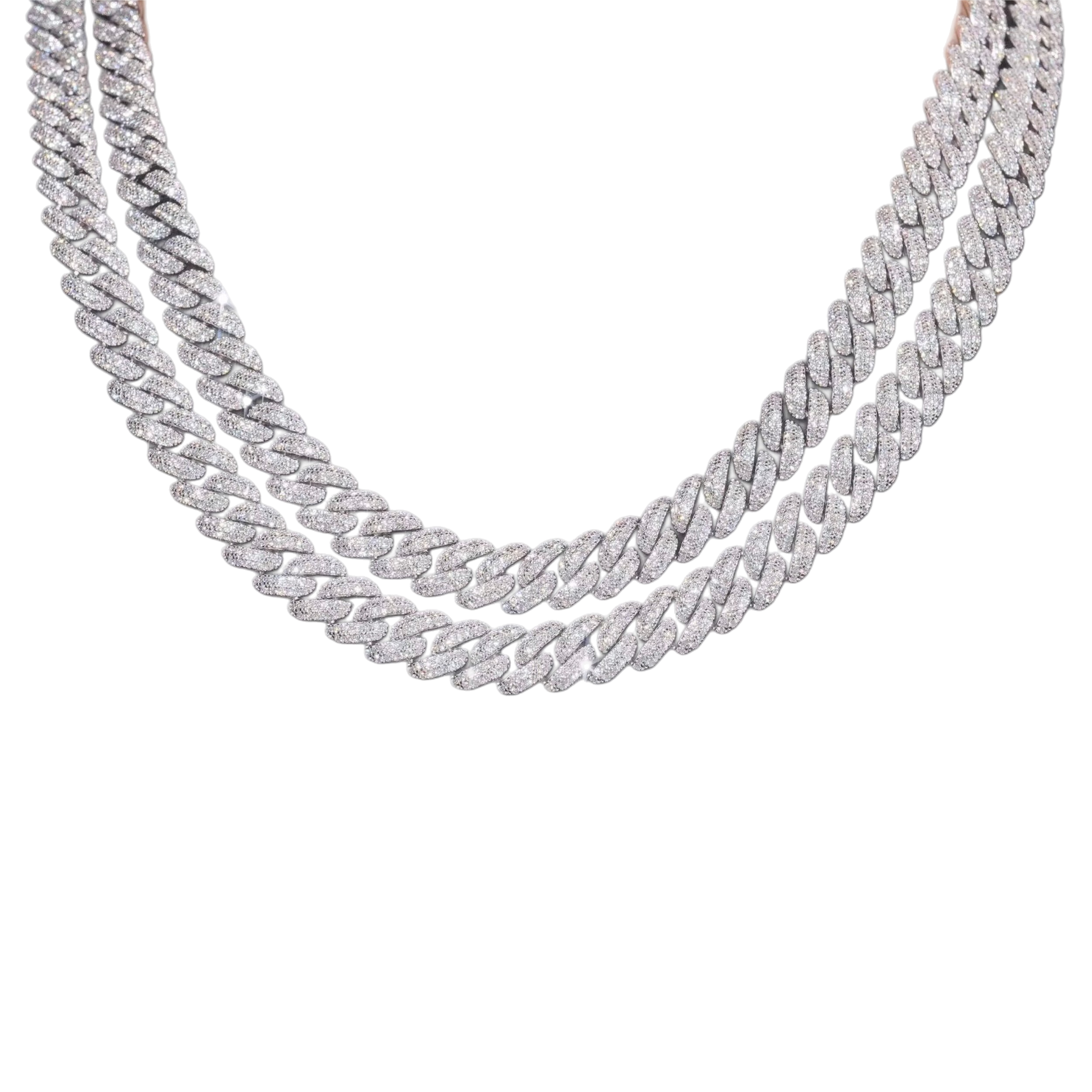 10mm VVS cuban link necklace