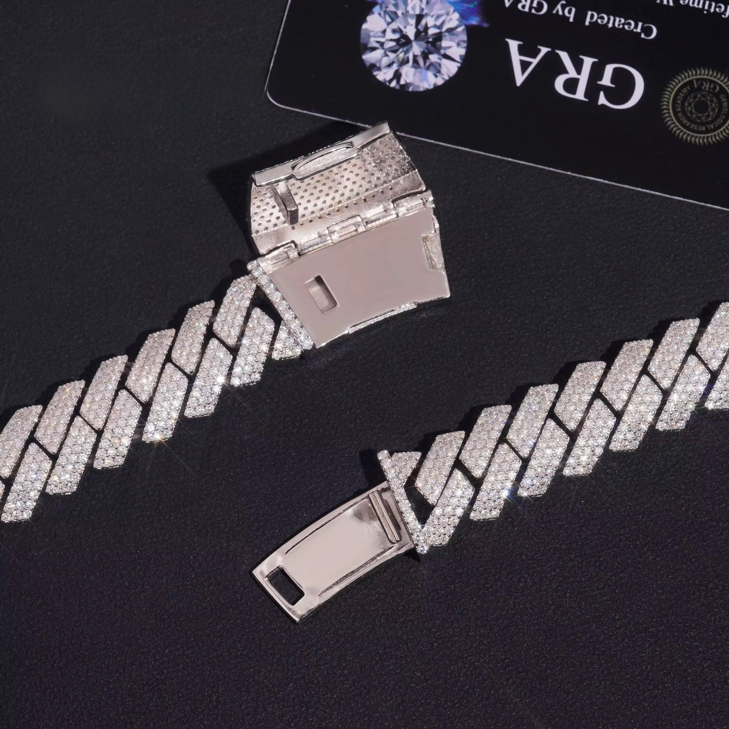 15mm VVS Moissanite CUBAN chain