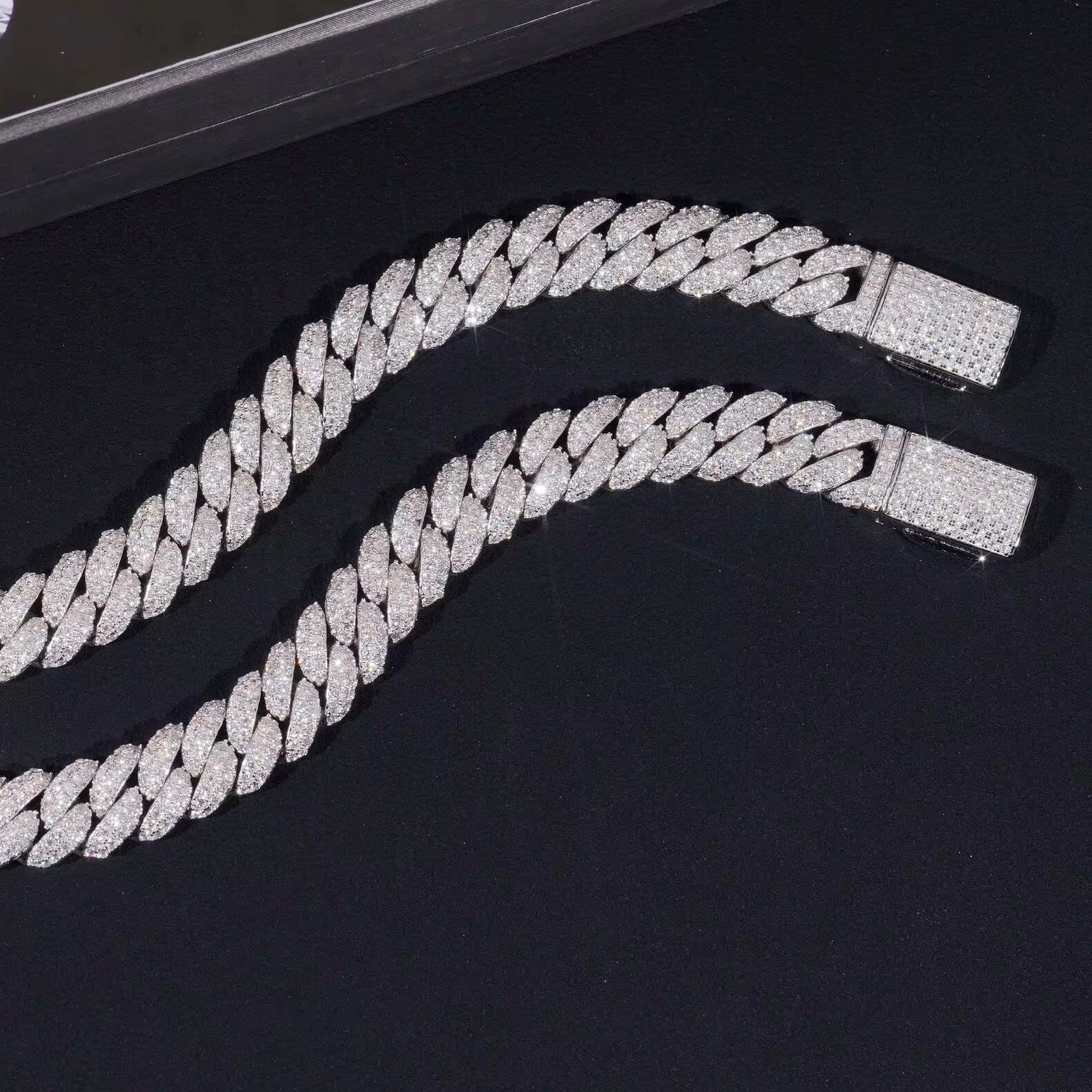 10mm VVS S925 cuban link necklace