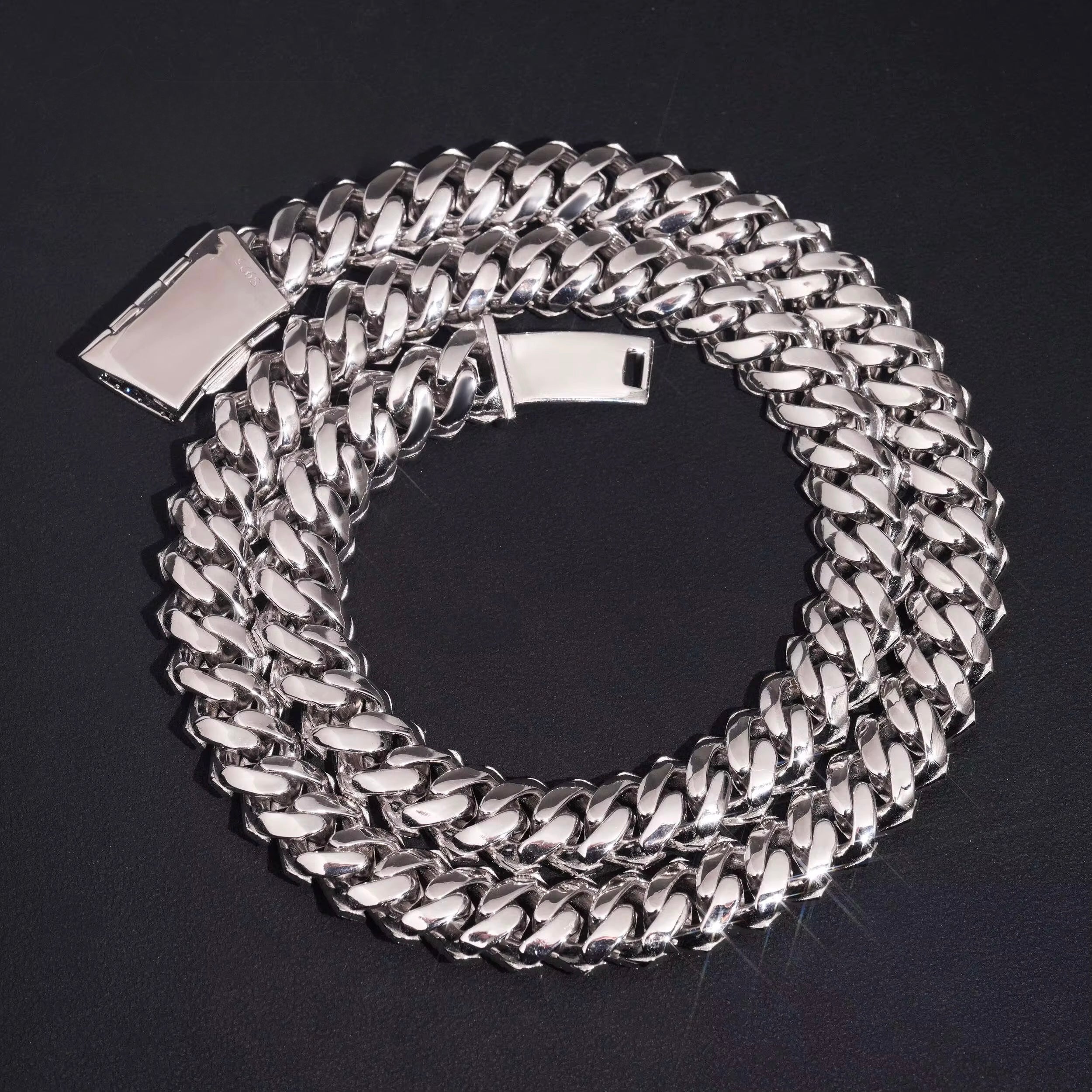 15mm VVS Moissanite CUBAN chain