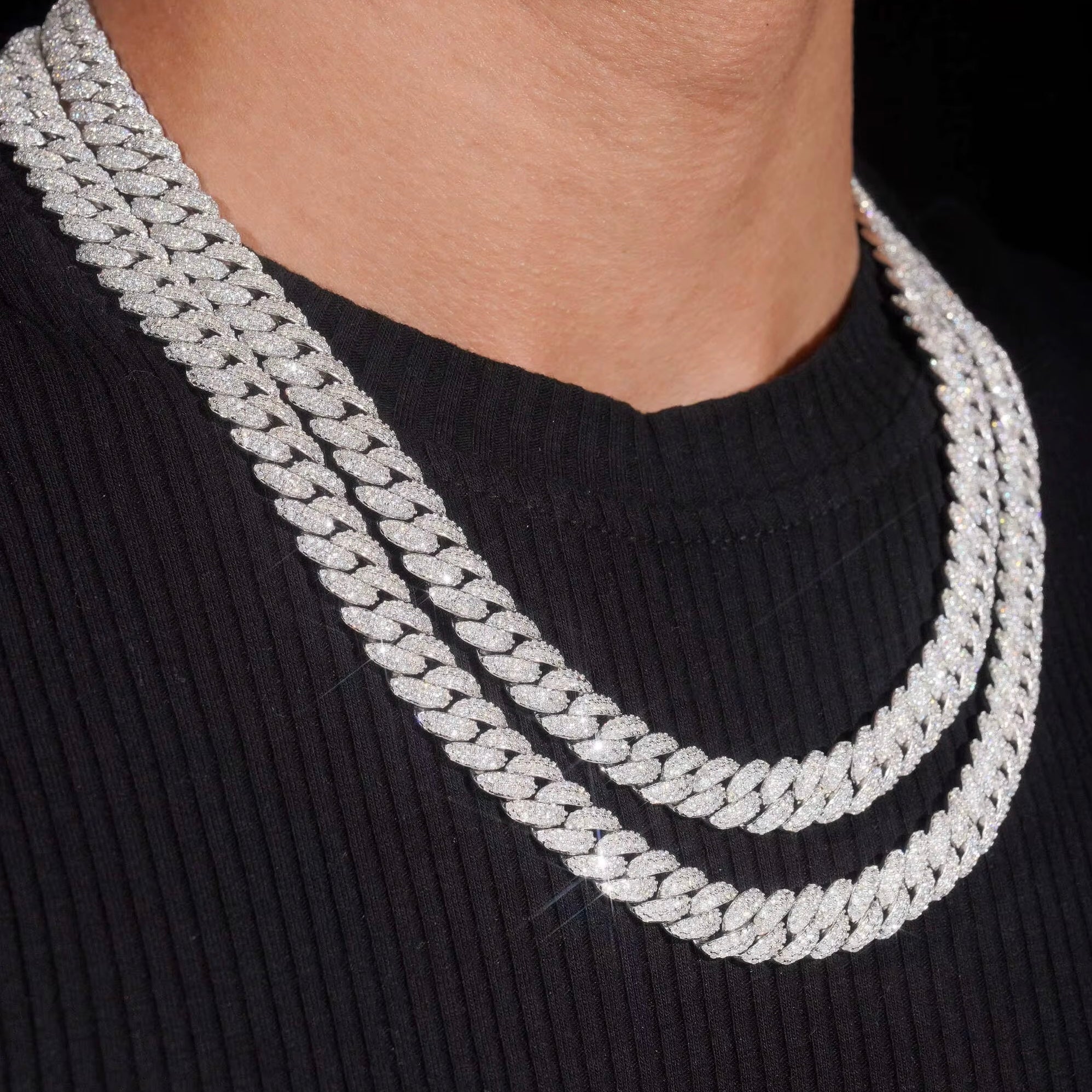 10mm VVS S925 cuban link necklace