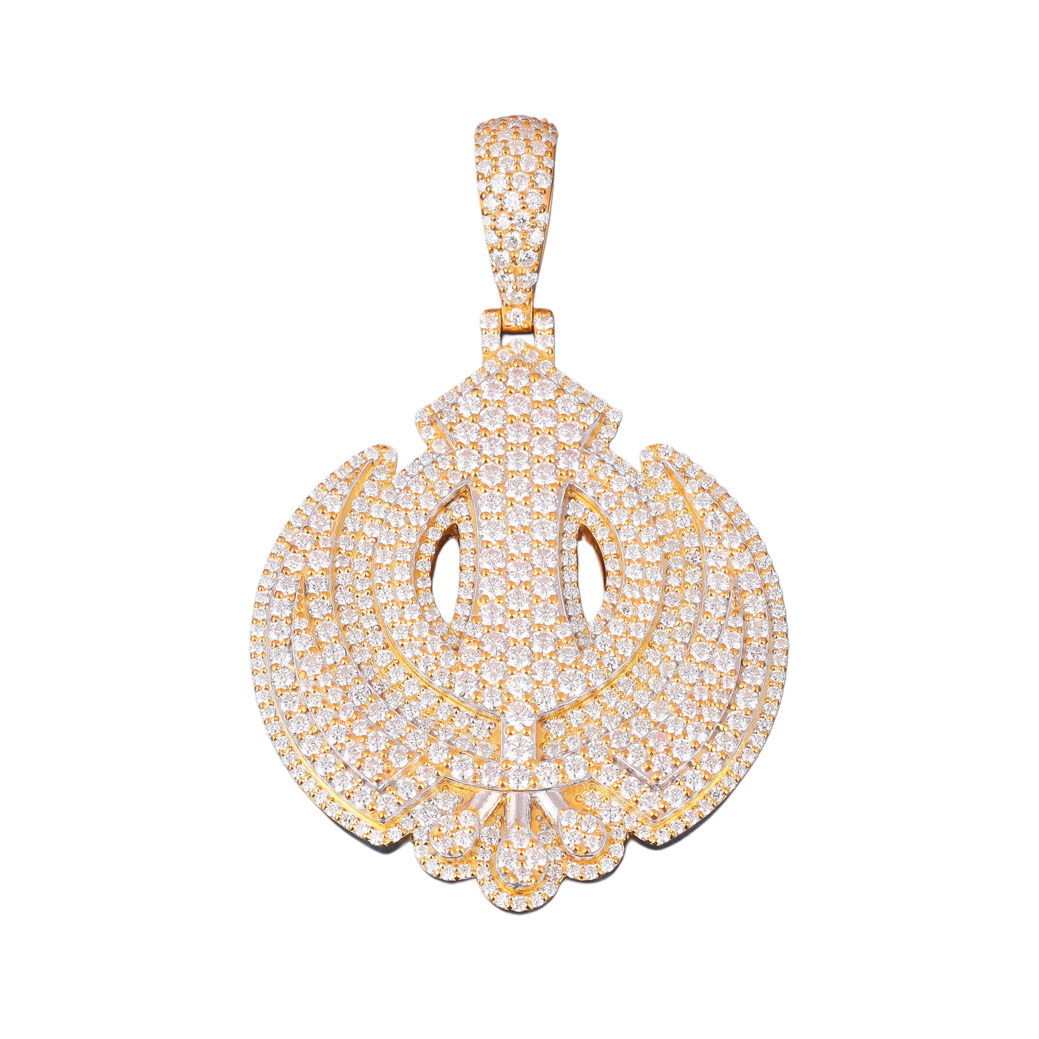 1.5 inch VVS Khanda pendant