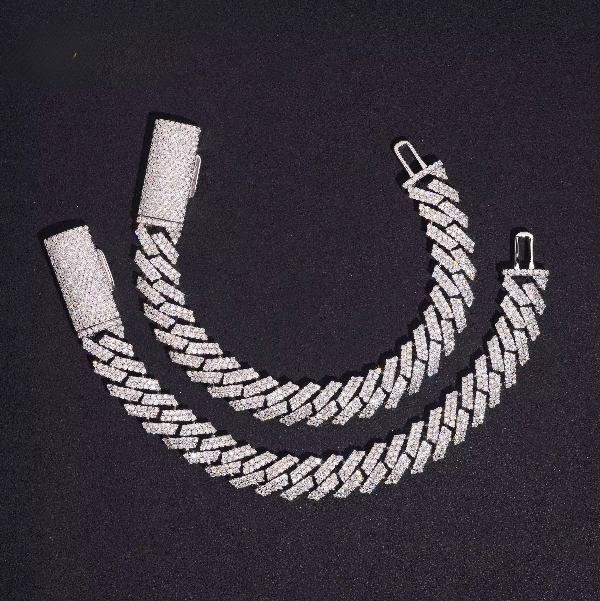 12mm 2 row VVS Bracelet