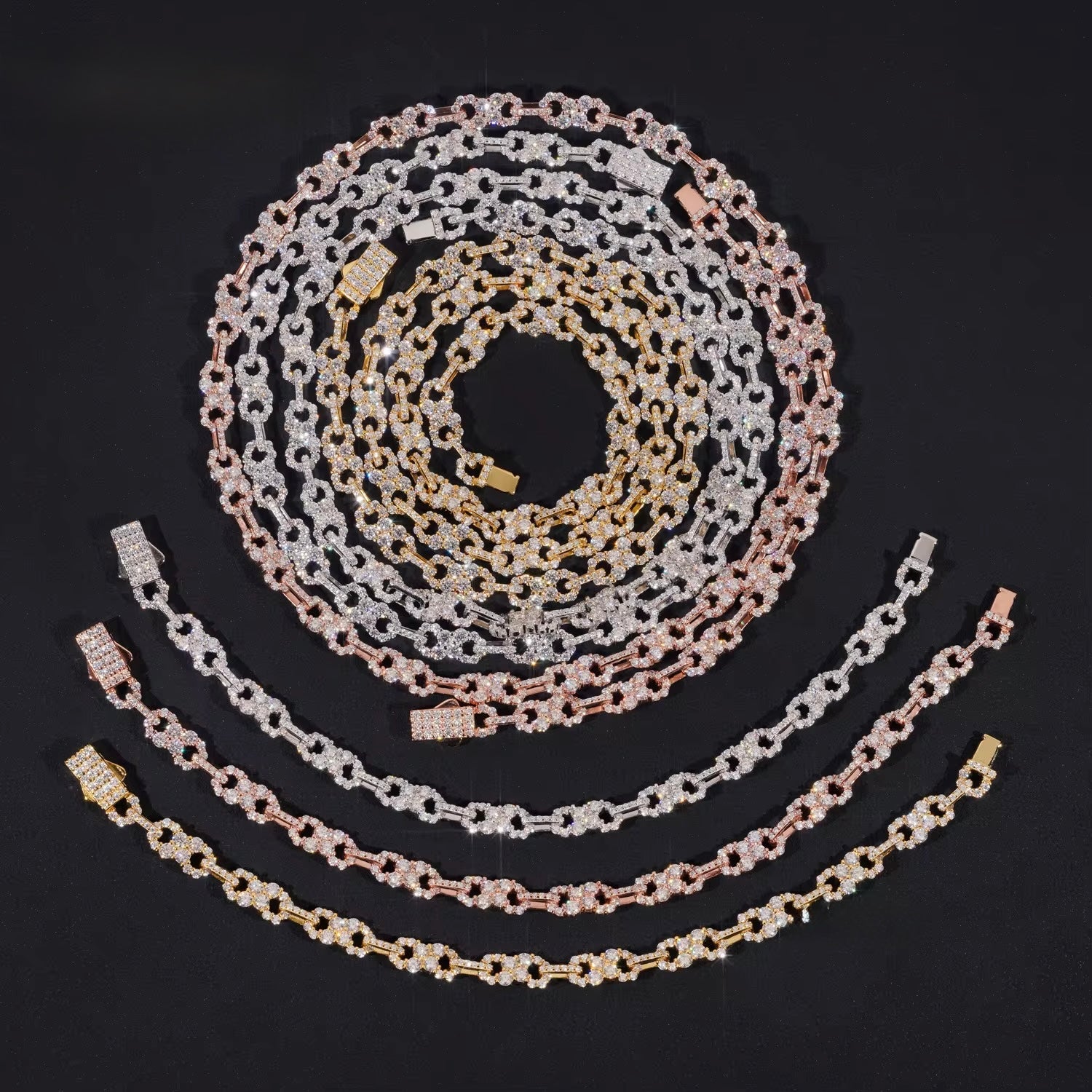 Flawless Infinity link necklace