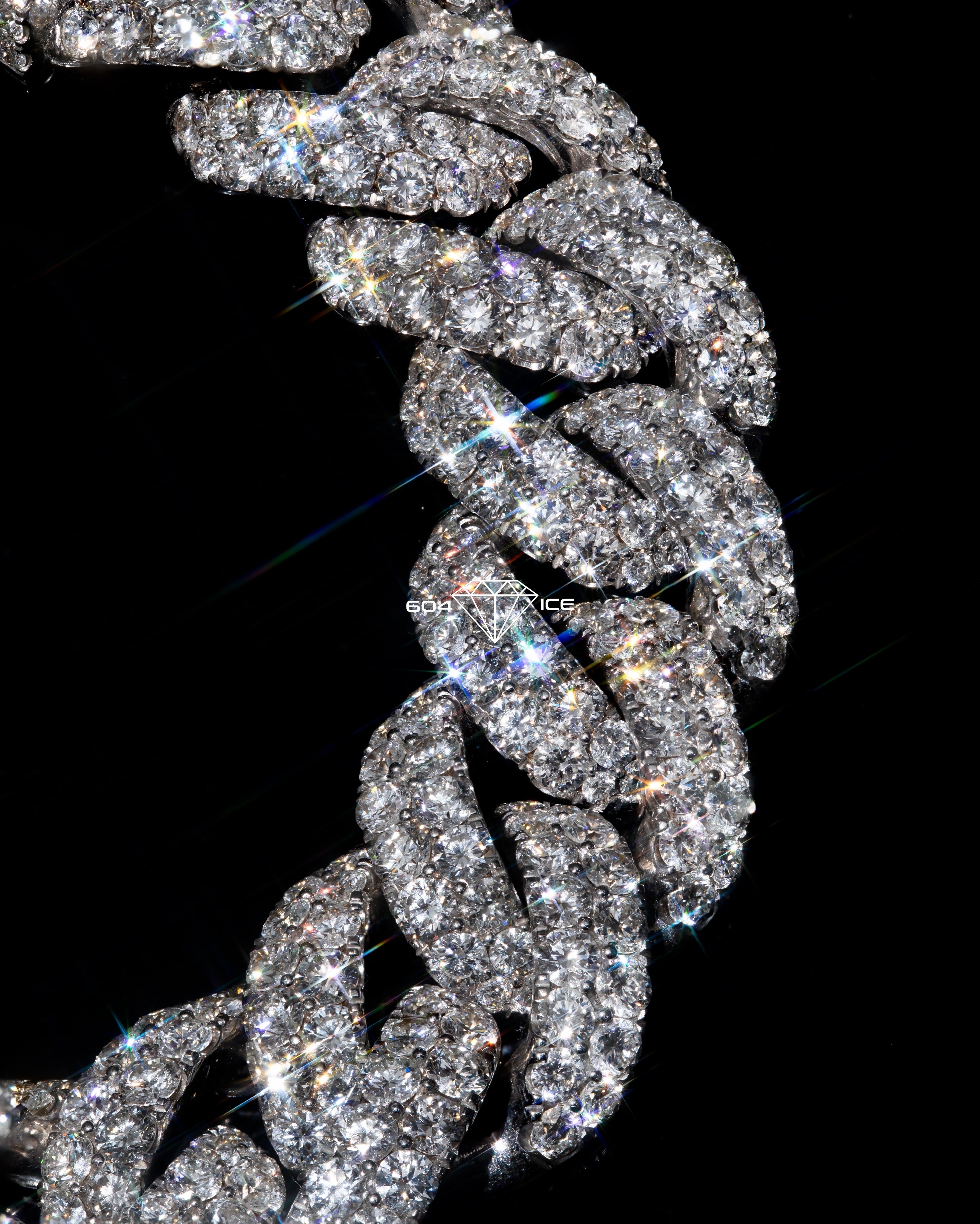 21mm 2 row cuban bracelet