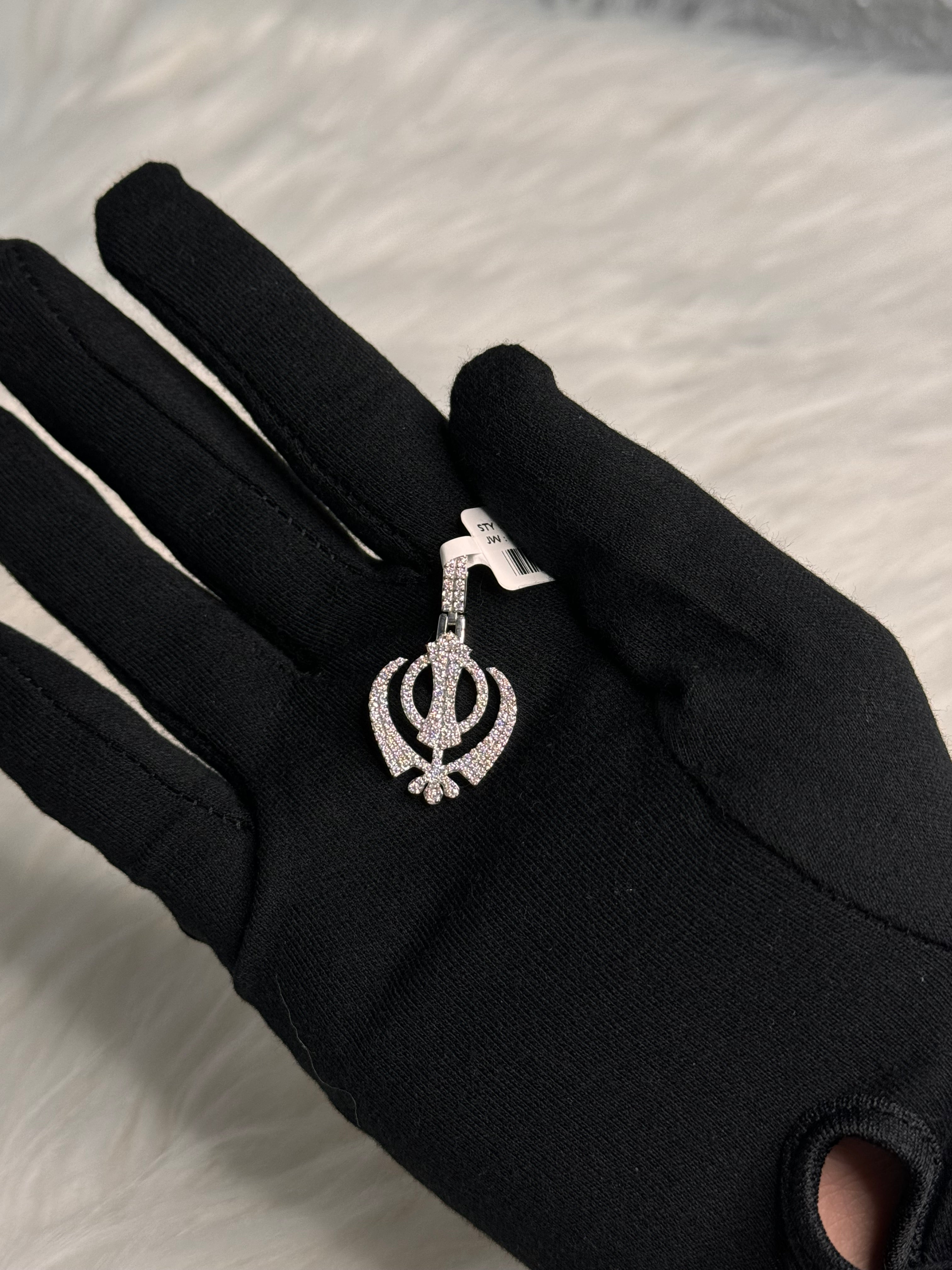 VVS Moissanite S925 Sikh Khanda