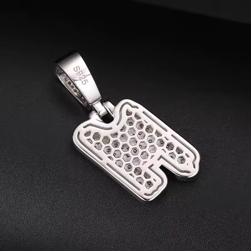 S925 VVS1 Letter pendant