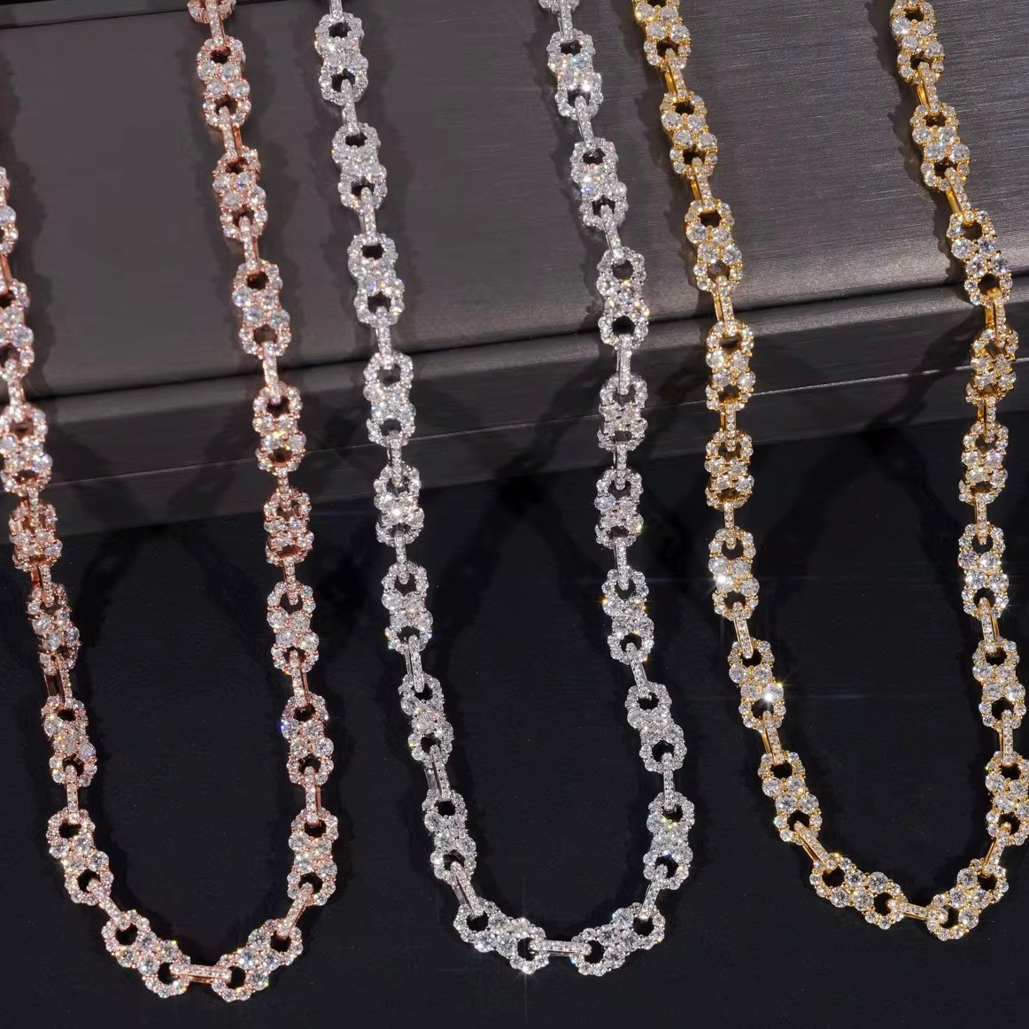 Flawless Infinity link necklace