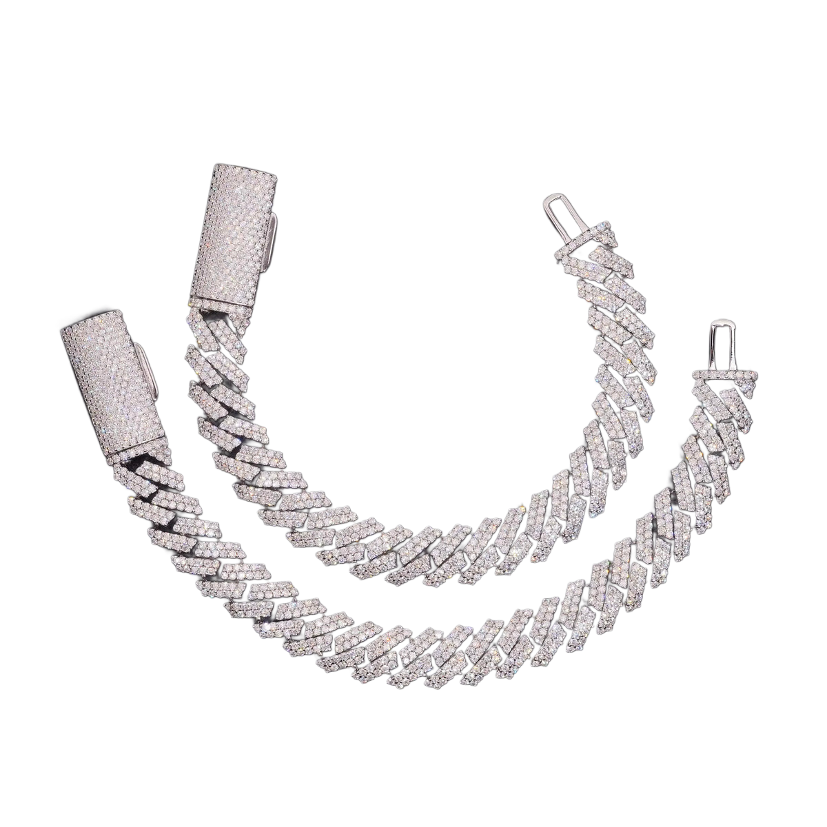 12mm 2 row VVS Bracelet