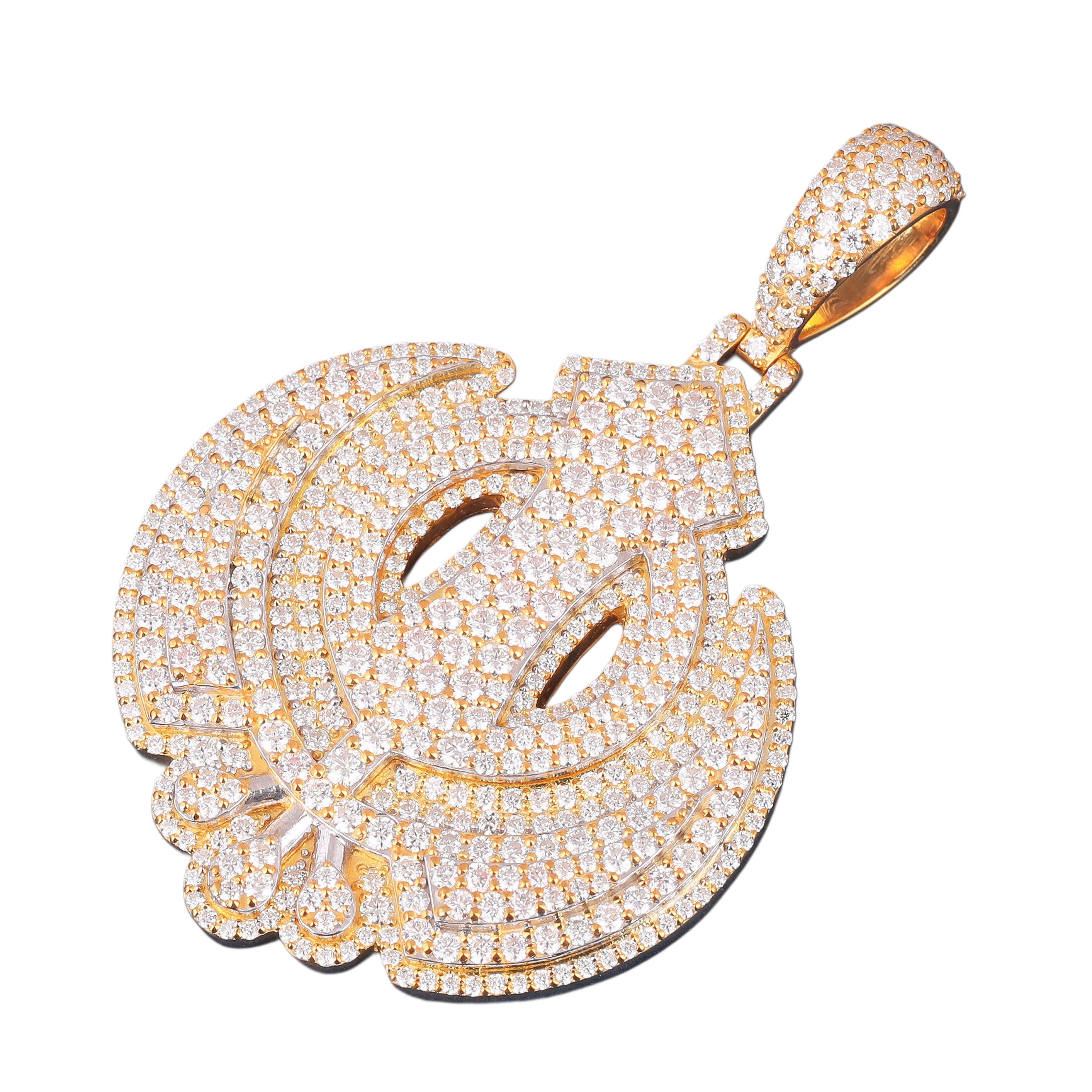 1.5 inch VVS Khanda pendant