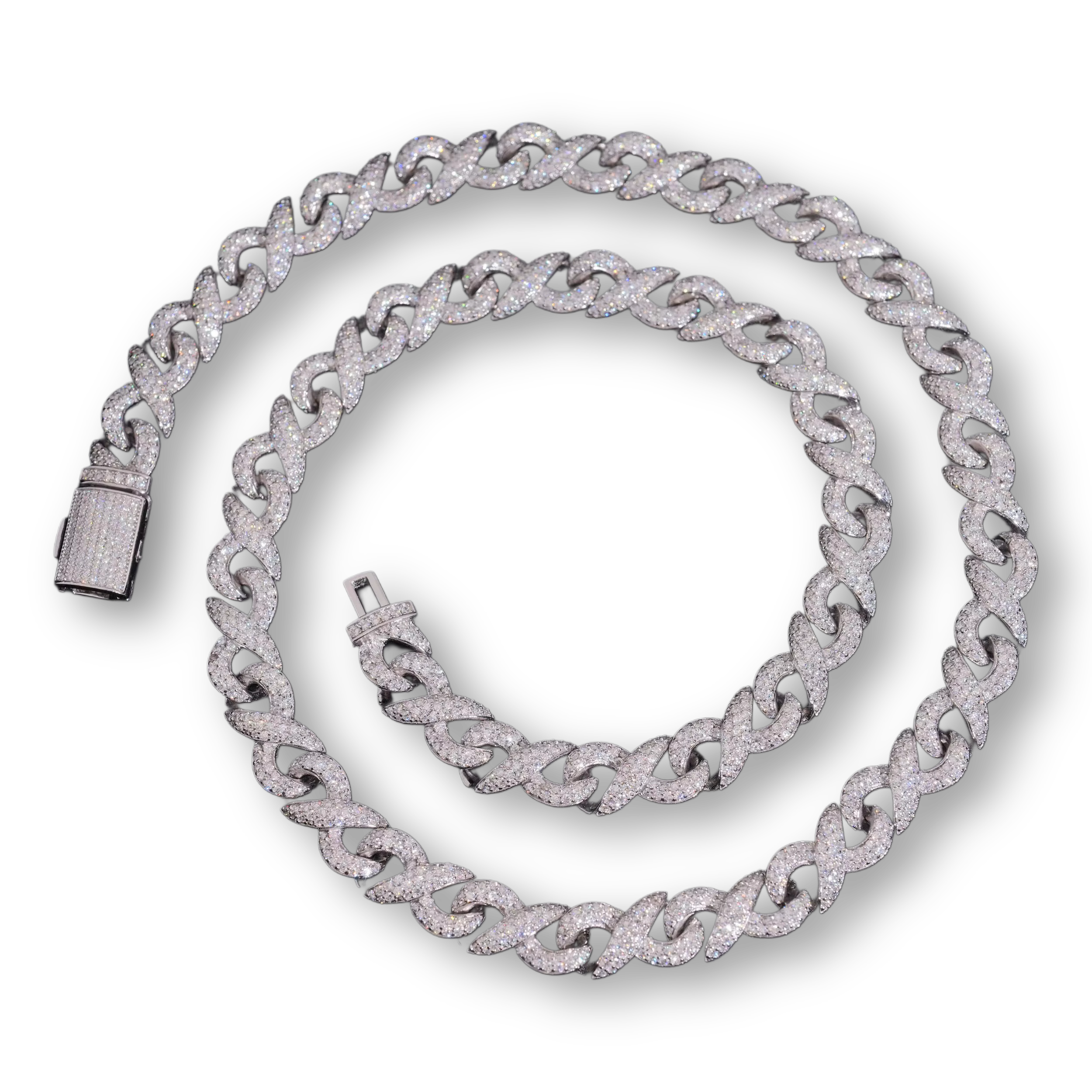 10MM Infinity links necklace