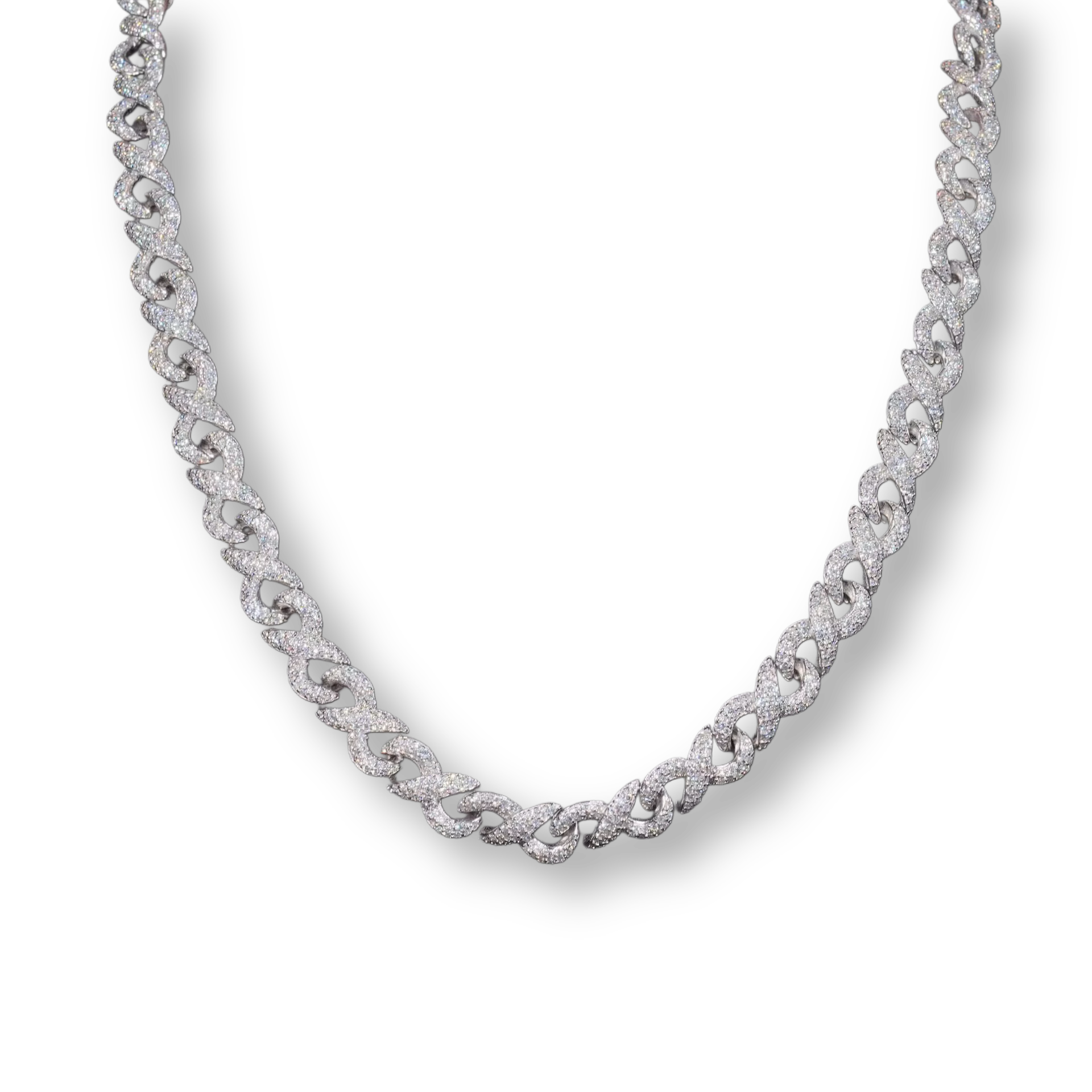 10MM Infinity links necklace