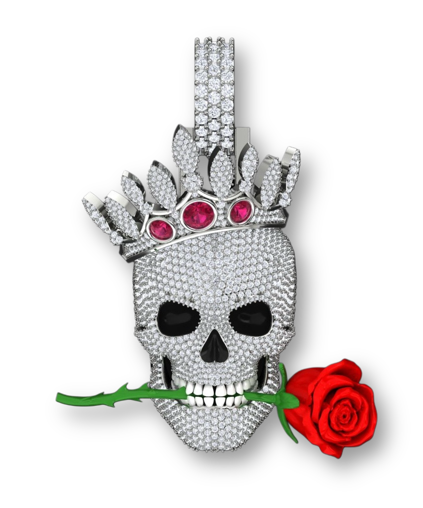 13.70 CT Skull pendant