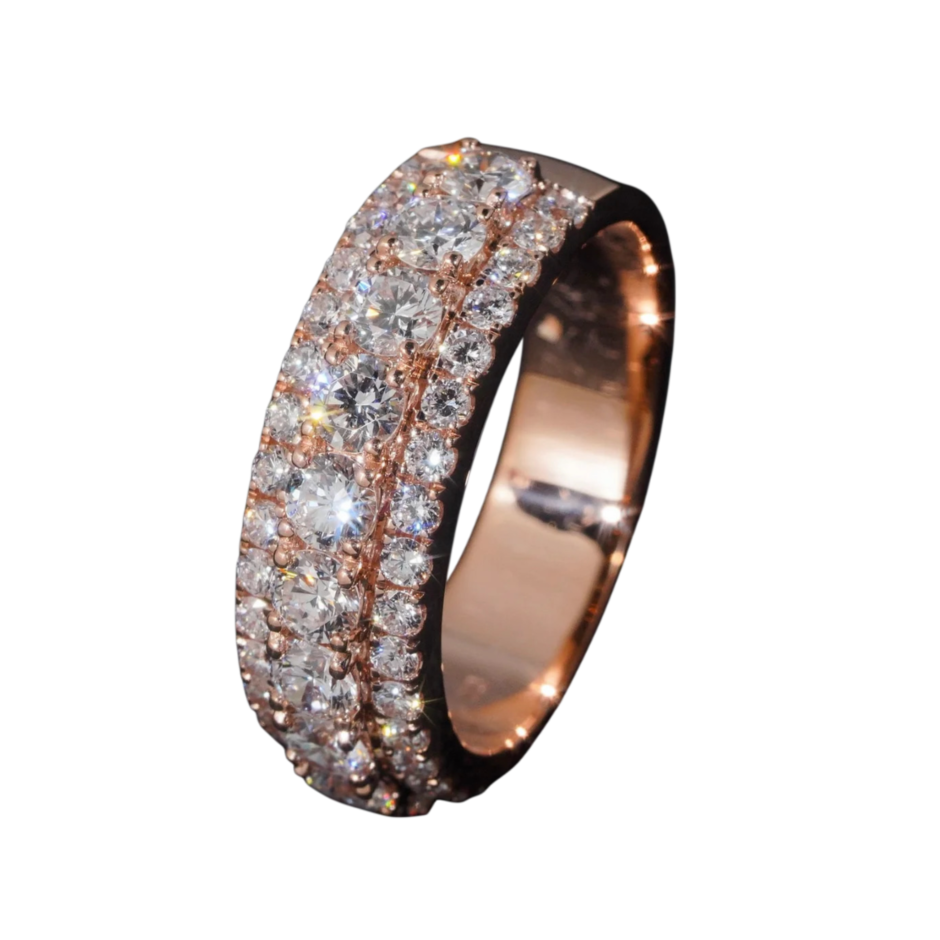 4.00 ct 18K Gold Men Band