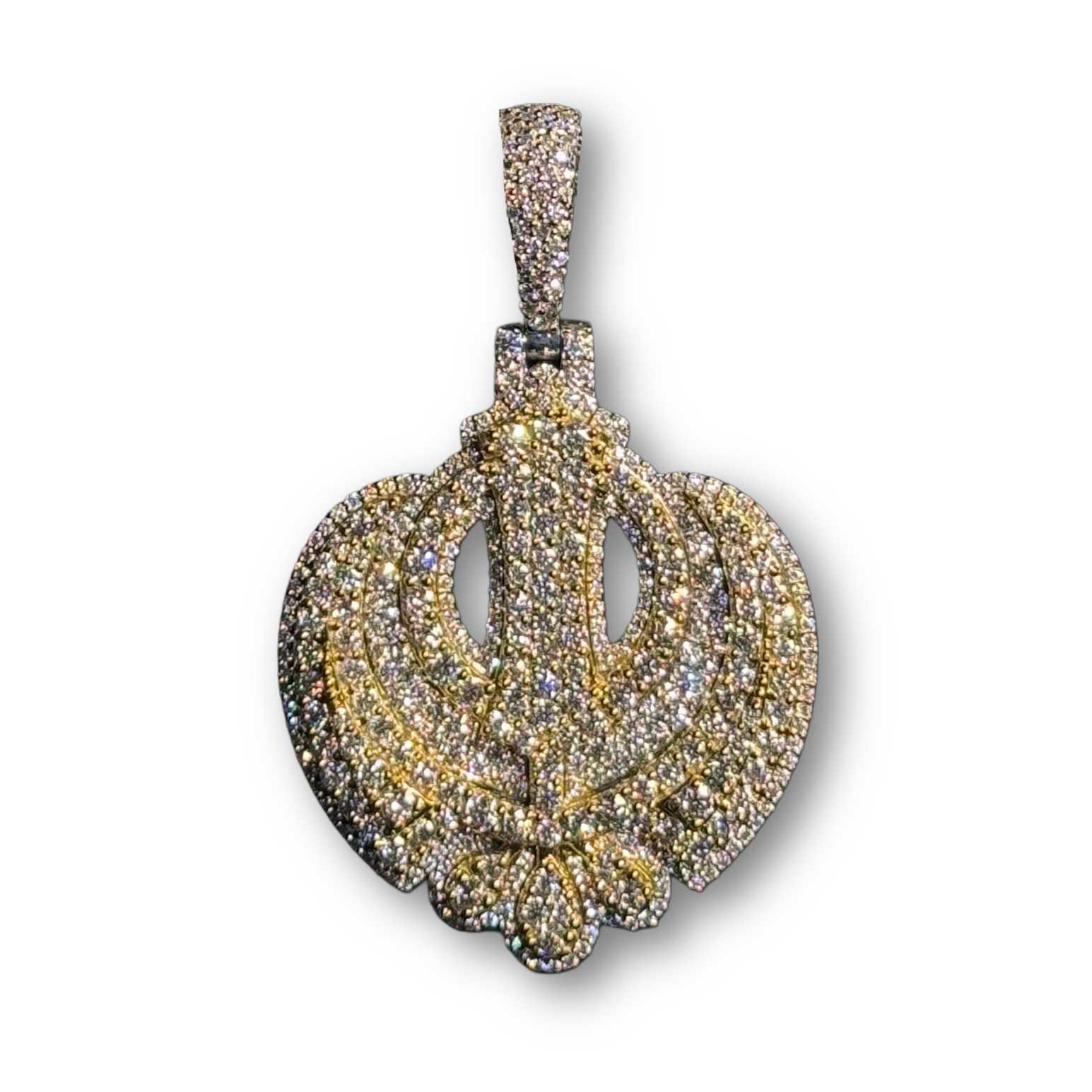 1.5 inch VVS Khanda pendant