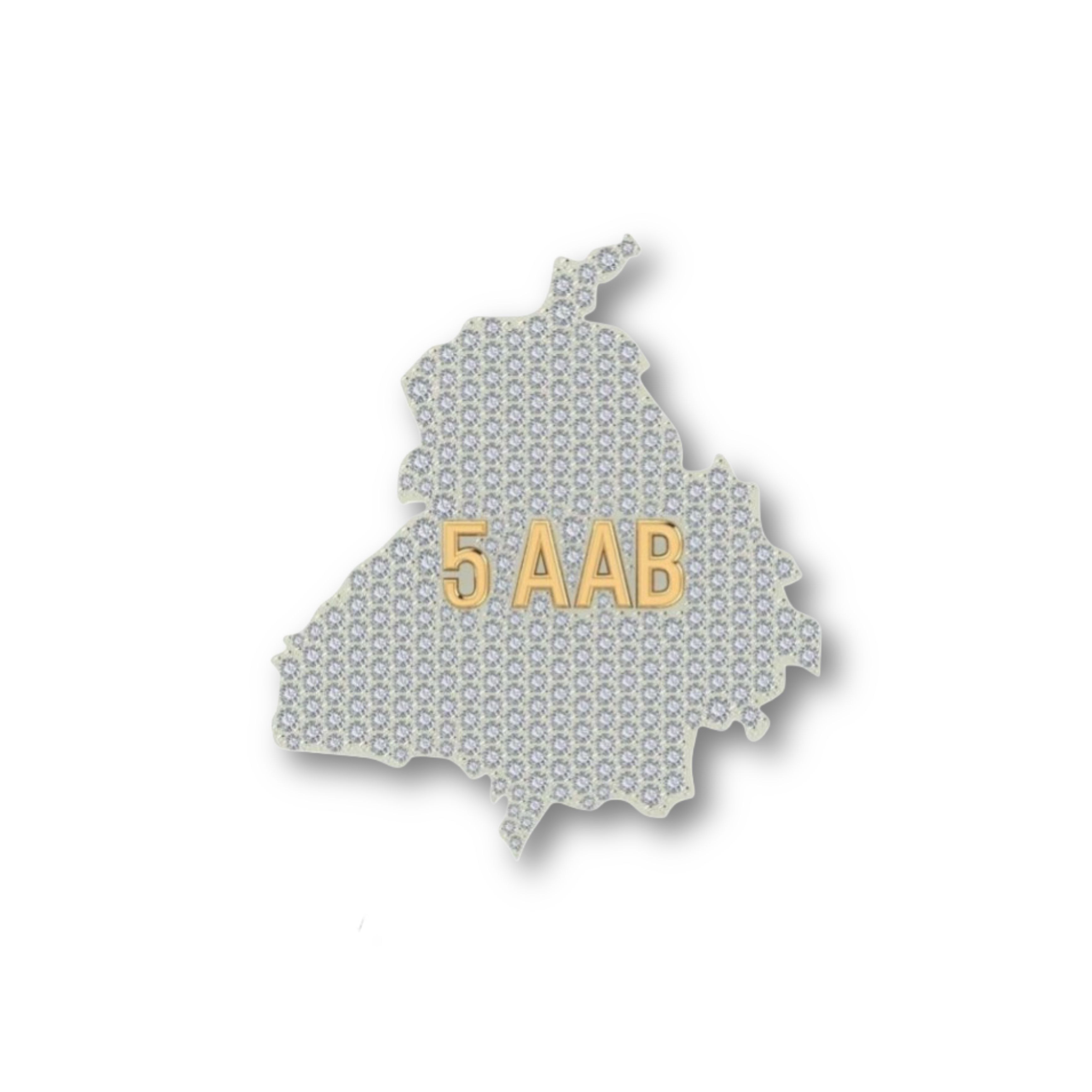 1.65CT VVS Diamond Punjab Pendant