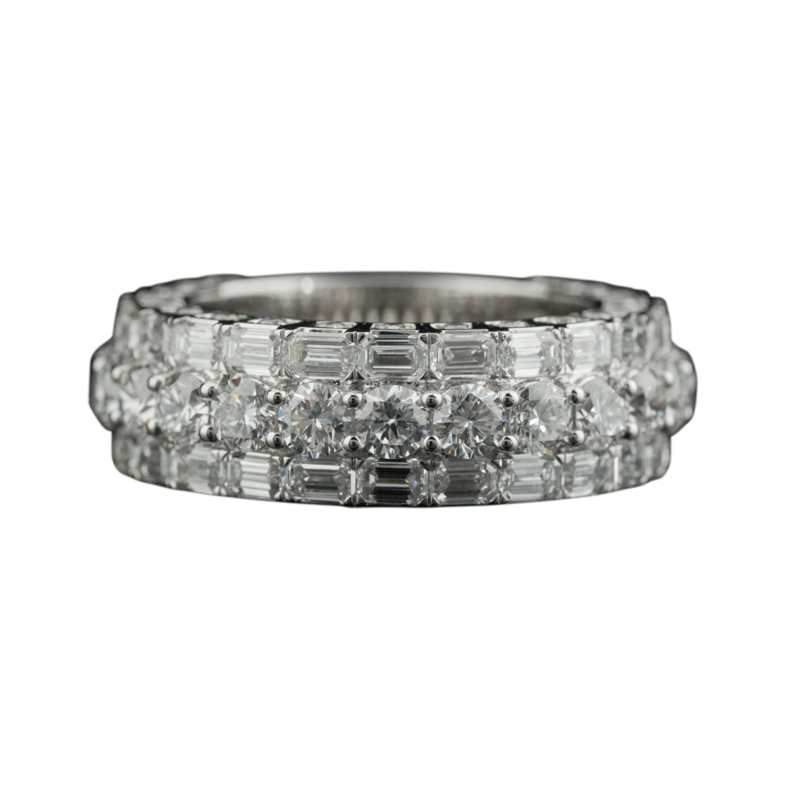 7 ct Emerald band
